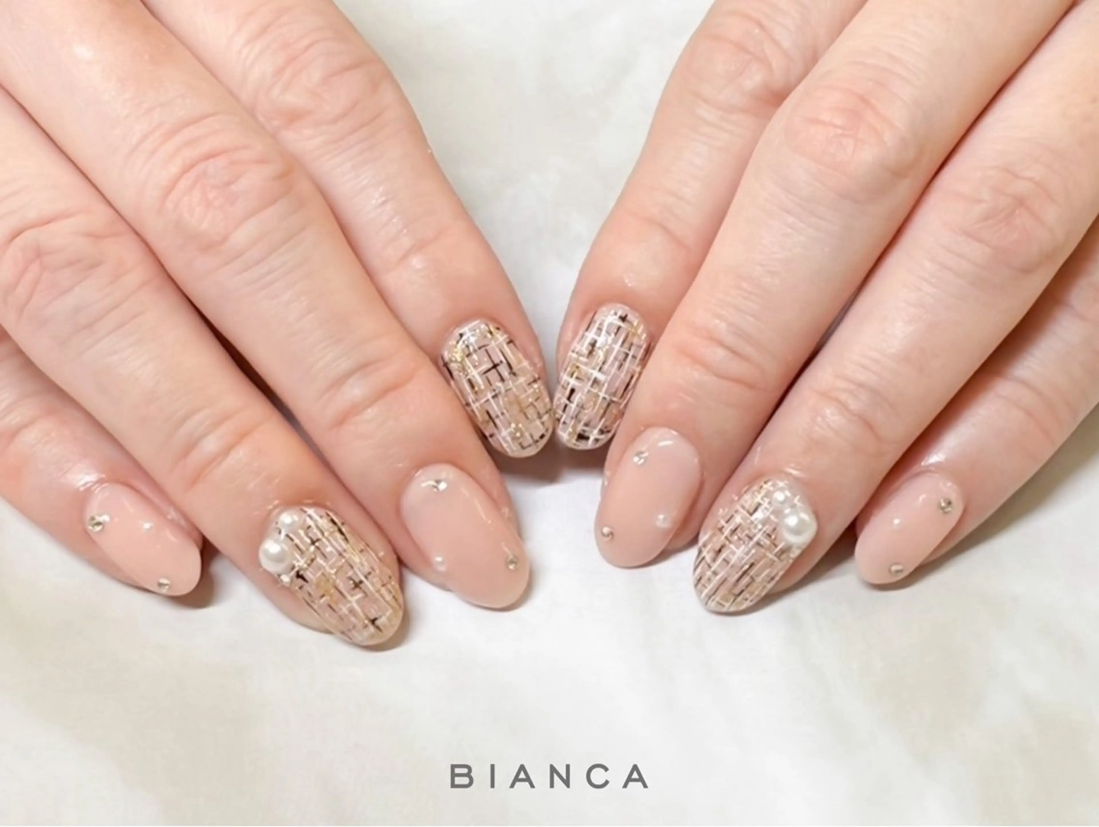 ネイル ハンドネイル Bianca🫧 SHIMIZU🩰のネイルデザイン