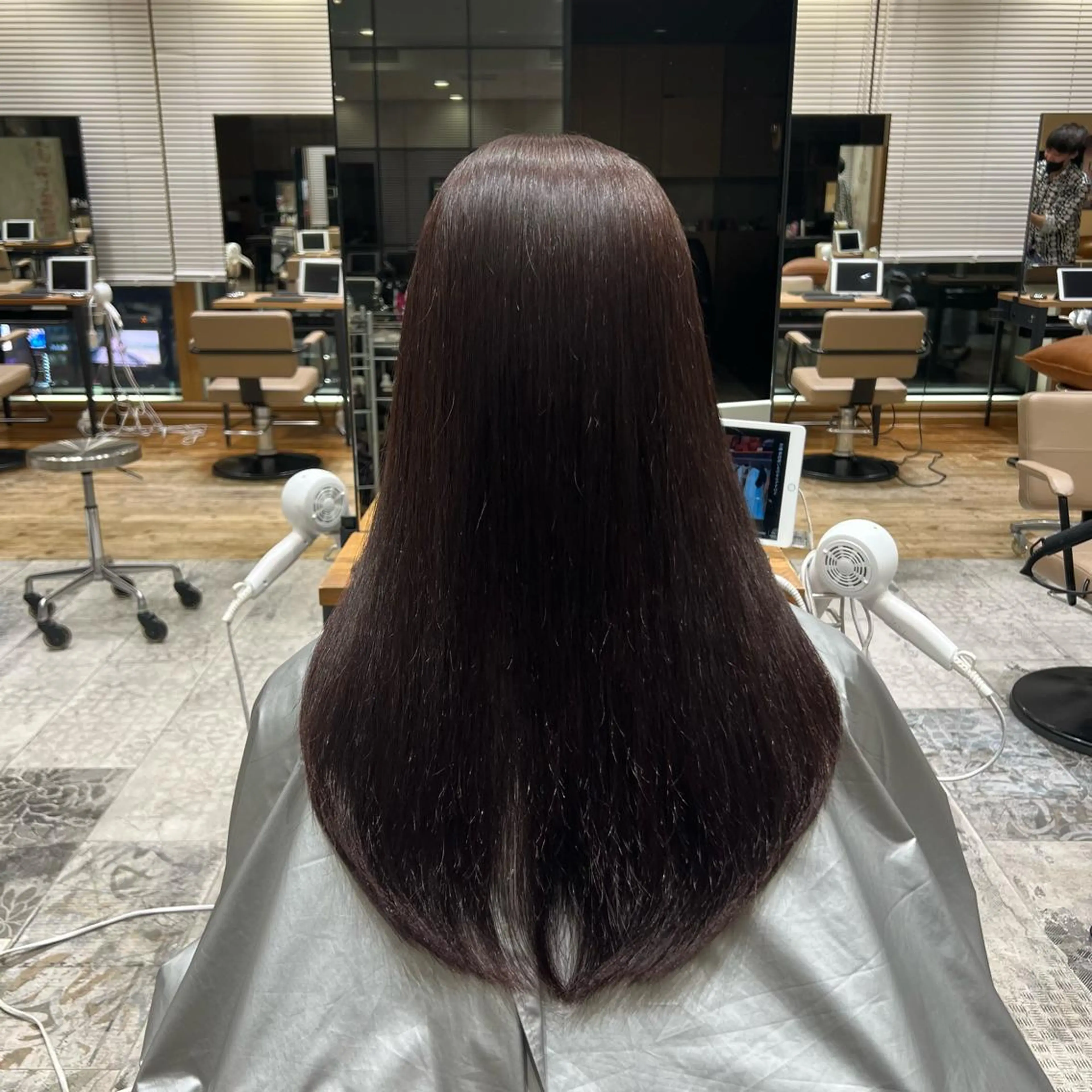 ロング カラー カット 透明感🫧 amu🫧のヘアスタイル