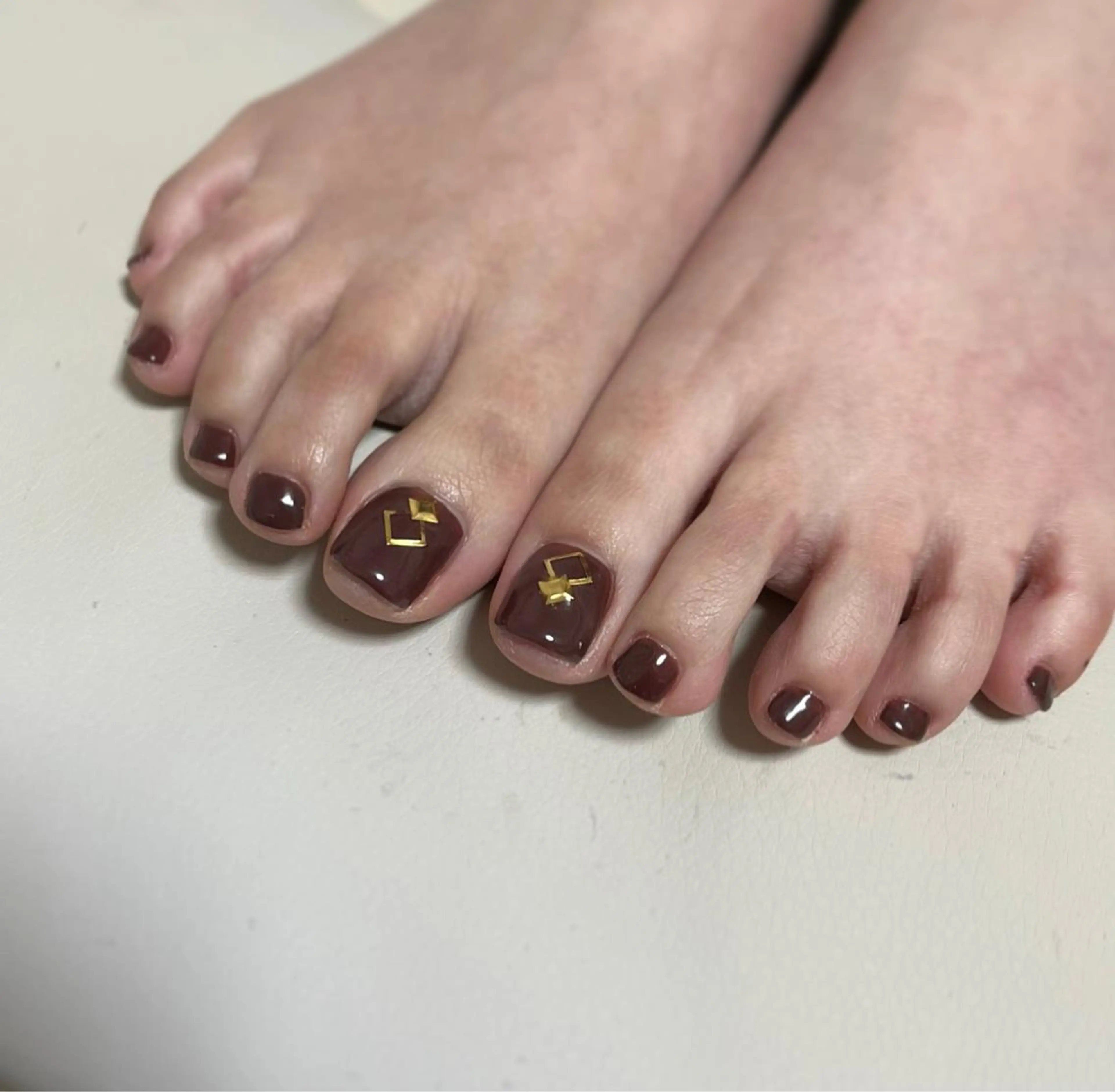 ネイル フットネイル シンプルネイル nail  M&T所属・nail M&Tのネイルデザイン