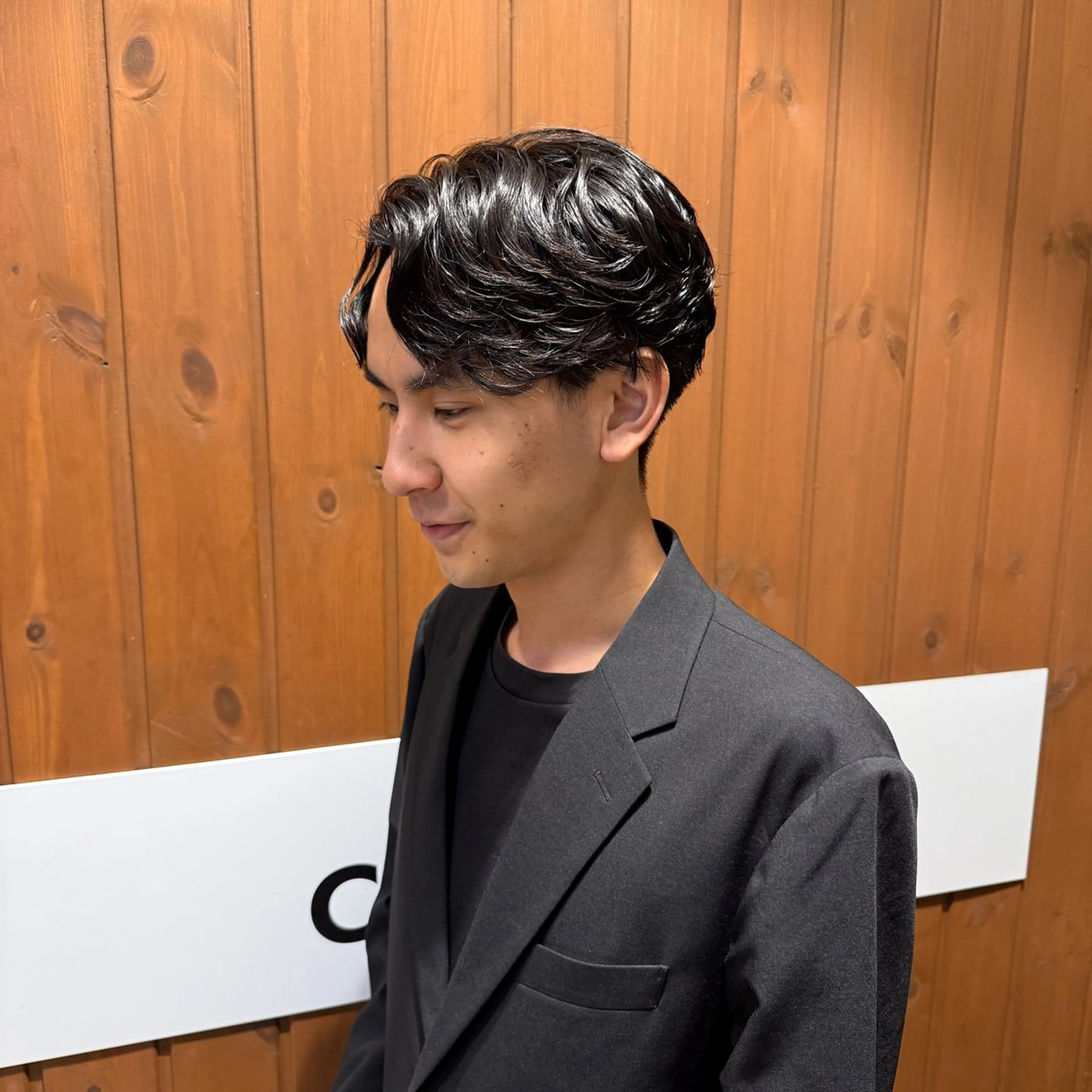 パーマ メンズ フェザーパーマ メンズパーマ カット パーマ Nagi /艶カラー /ヘアメ/メンズのヘアスタイル