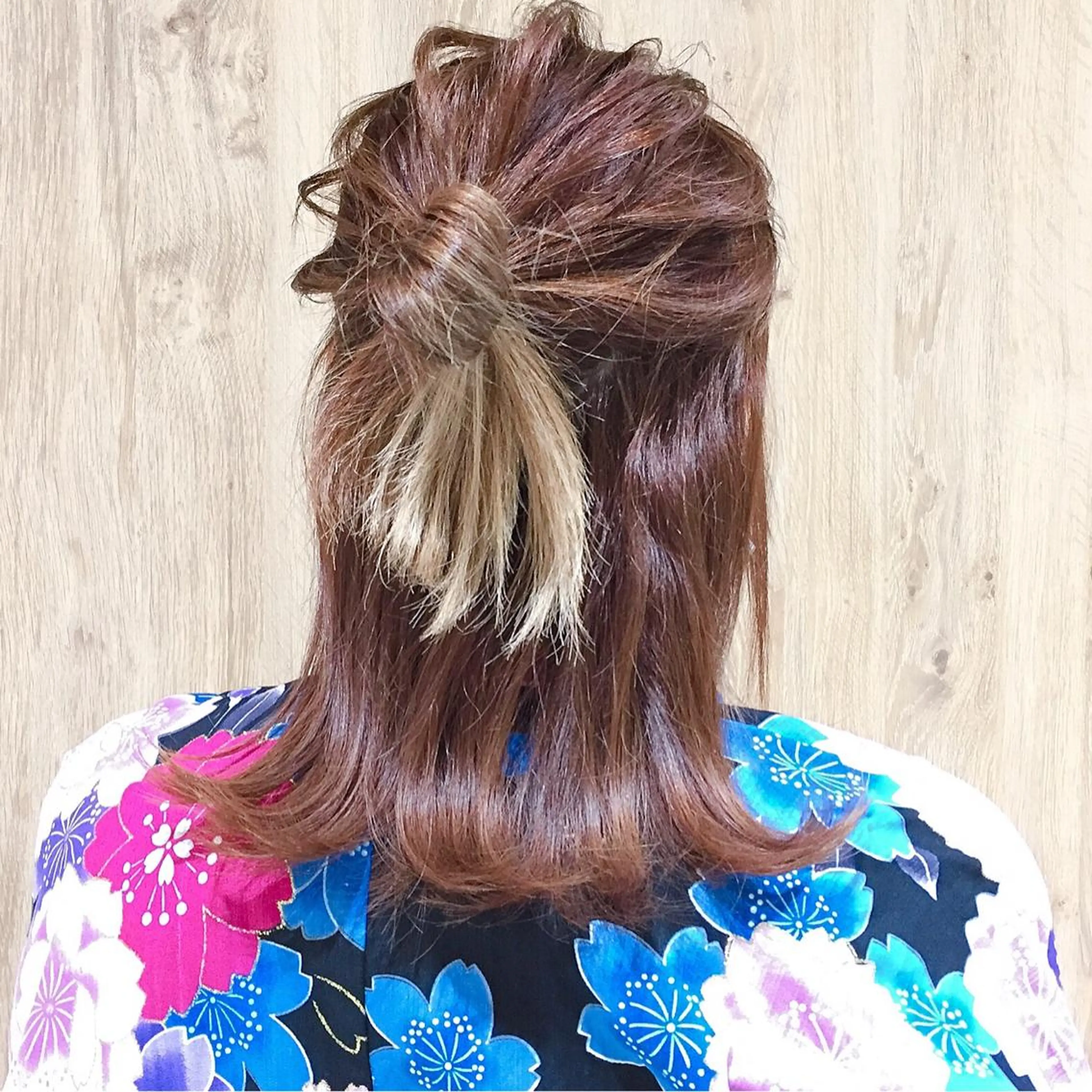 ヘアアレンジ 浴衣 中林 由佳のヘアスタイル