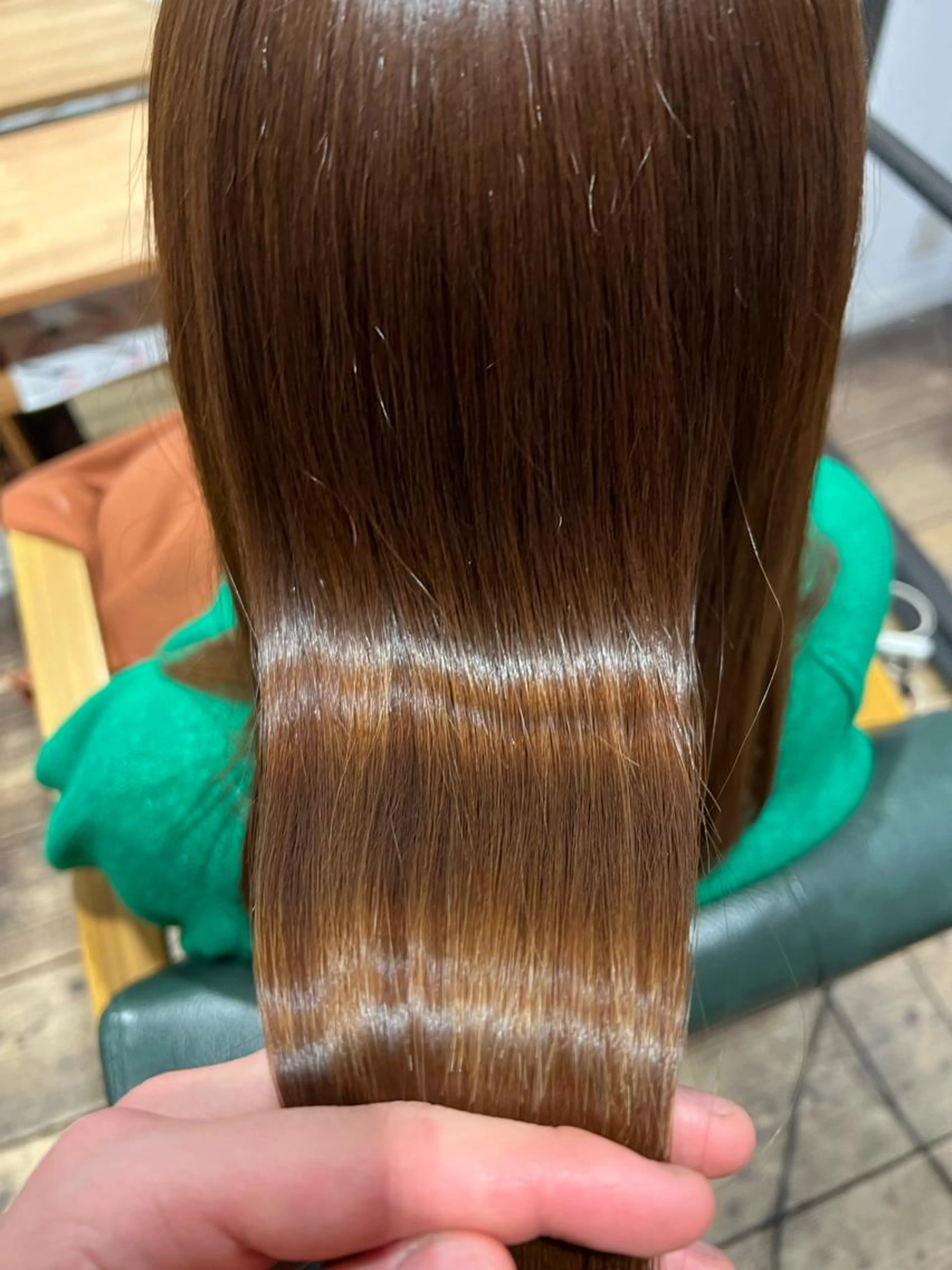 🔥酸性縮毛矯正+カット+カラー+オージュアトリートメント🎨の写真