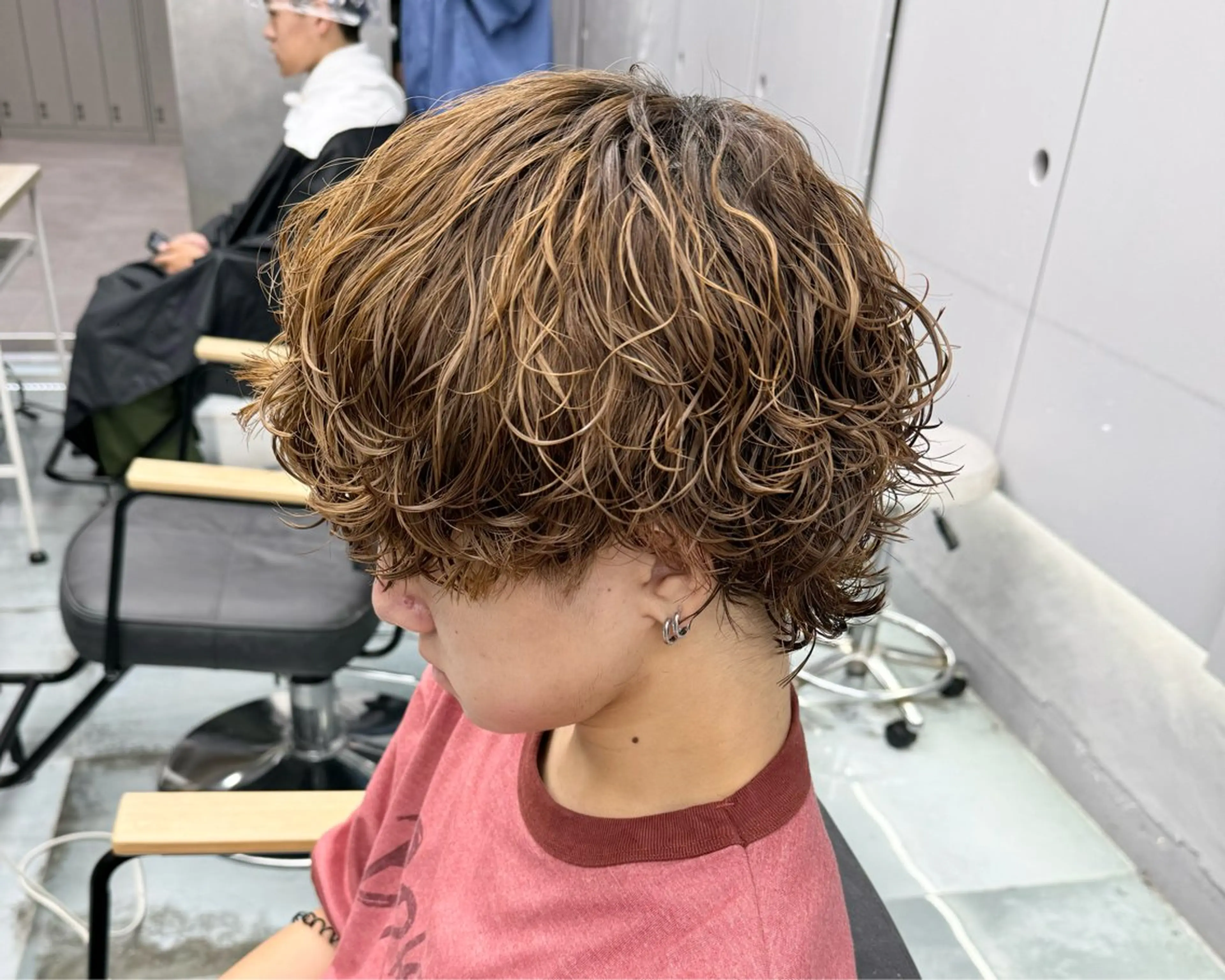 ショート パーマ メンズ カット パーマ men's/perm colorDaijuのヘアスタイル