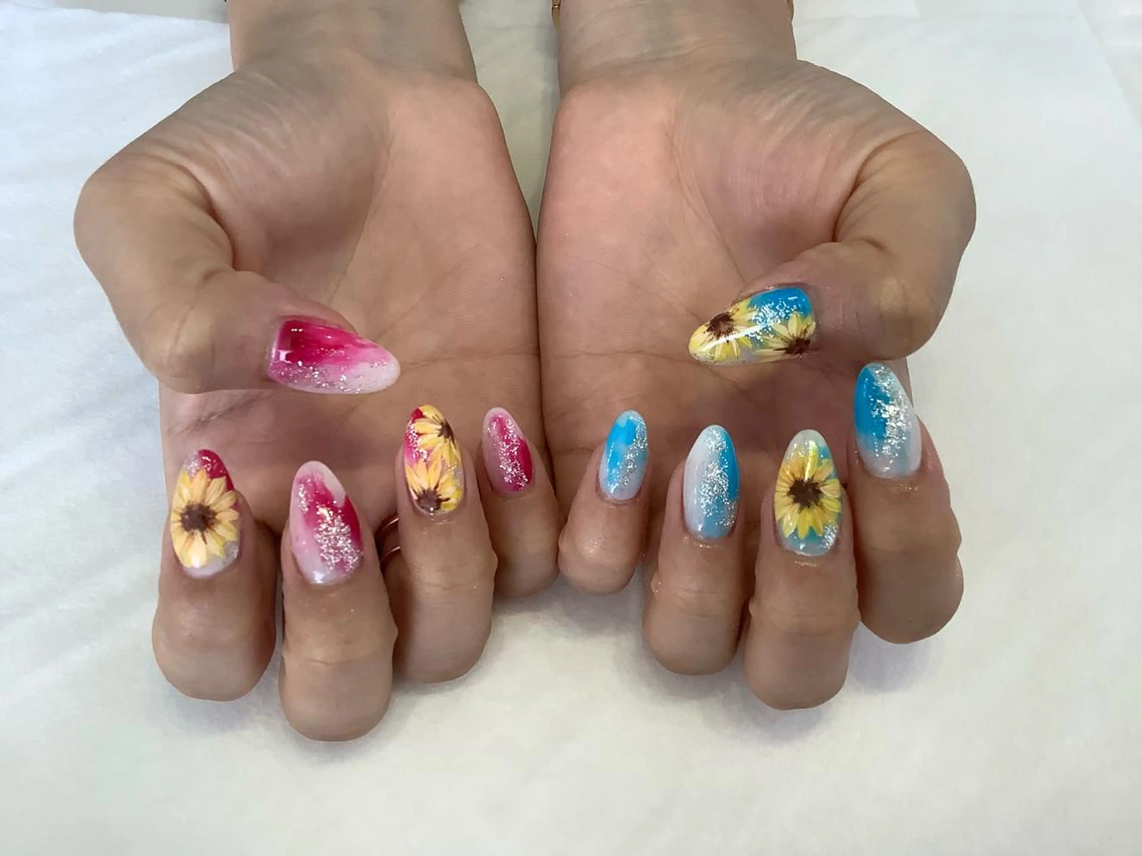 ネイル ハンドネイル 💎🐰 saki. m 🐰💎のネイルデザイン