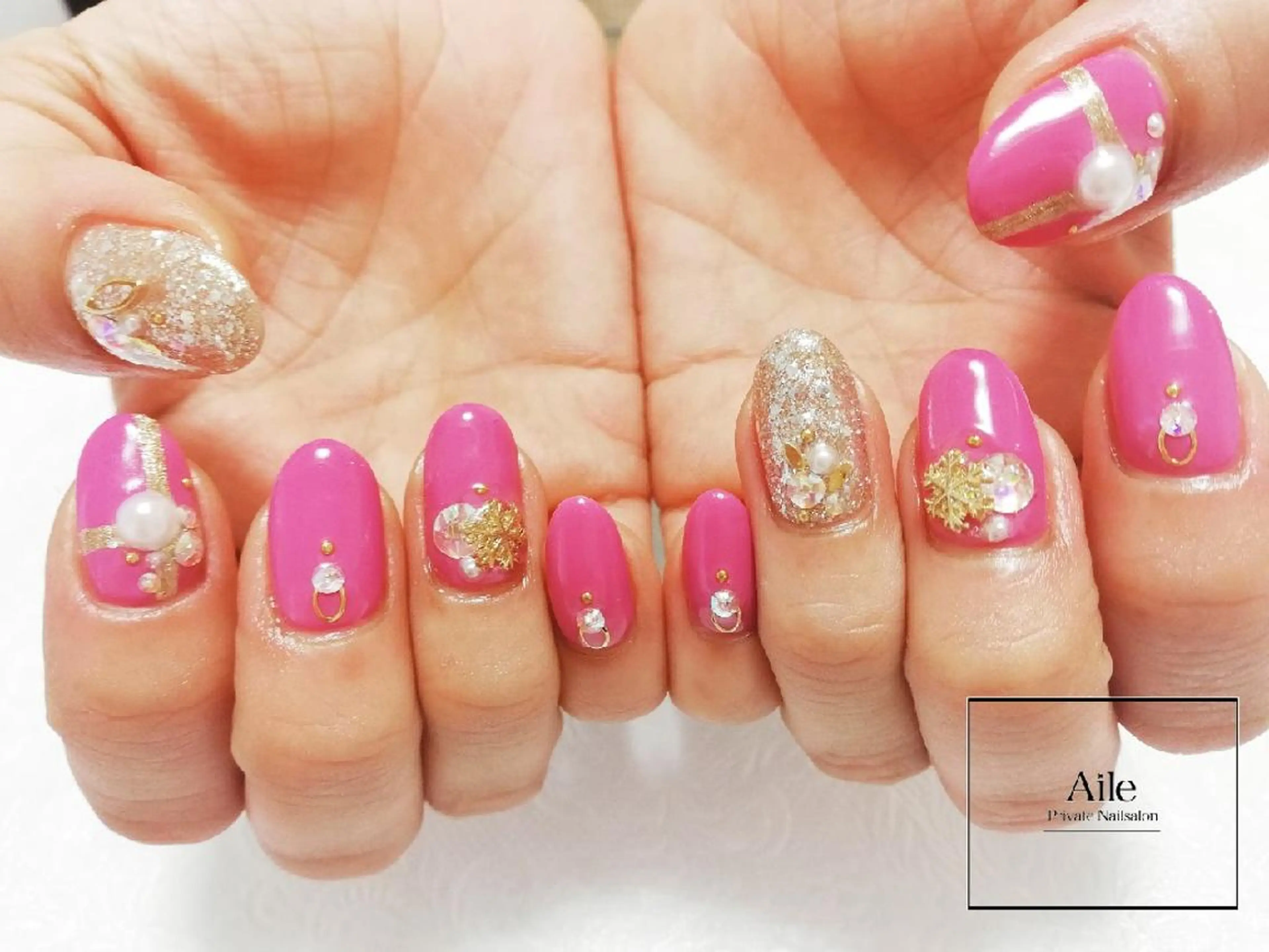 ネイル 冬ネイル クリスマス なが さきのネイルデザイン