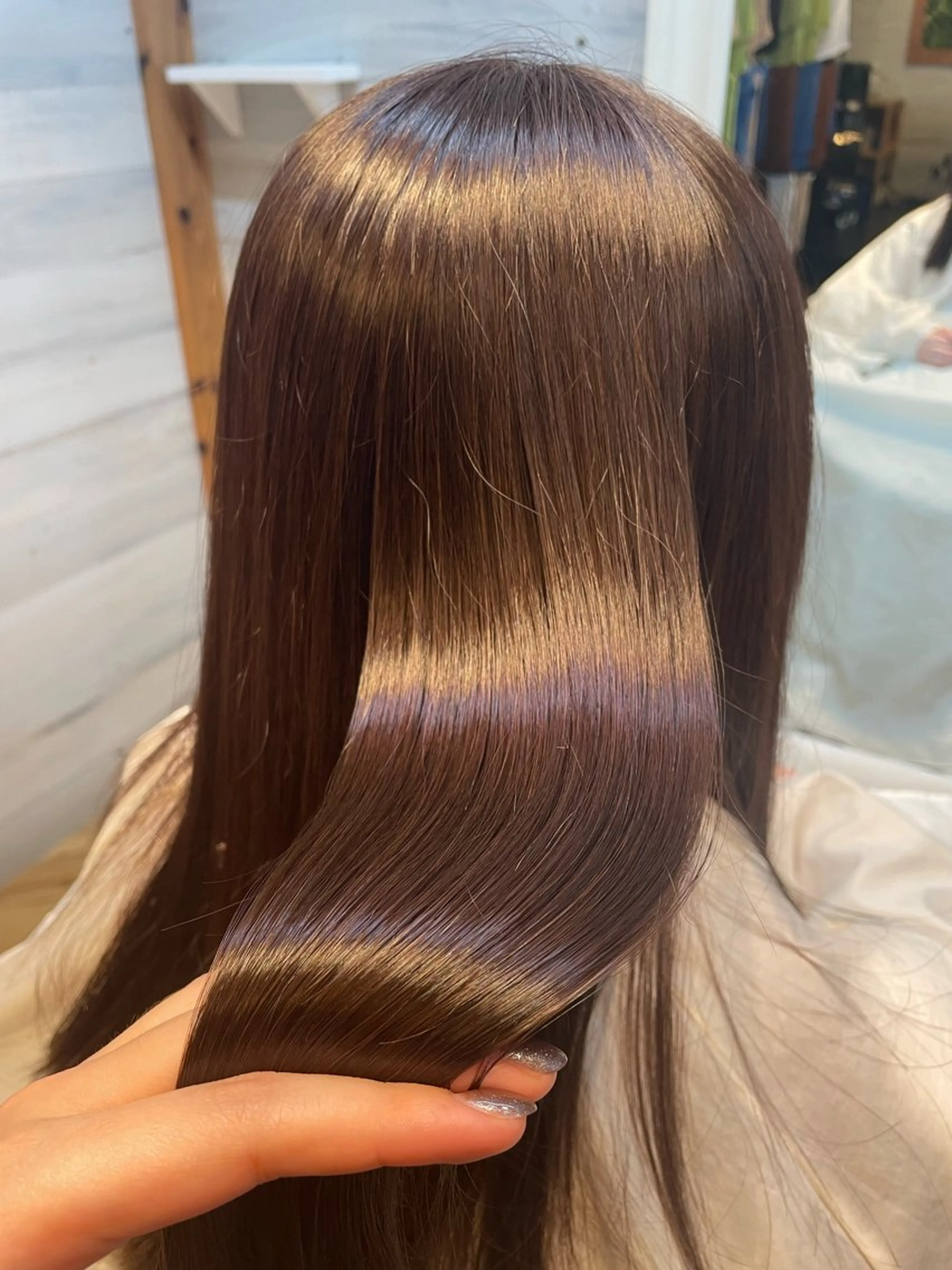 セミロング カラー lift by mag所属・ユナ ナチュラル／透明感のヘアスタイル