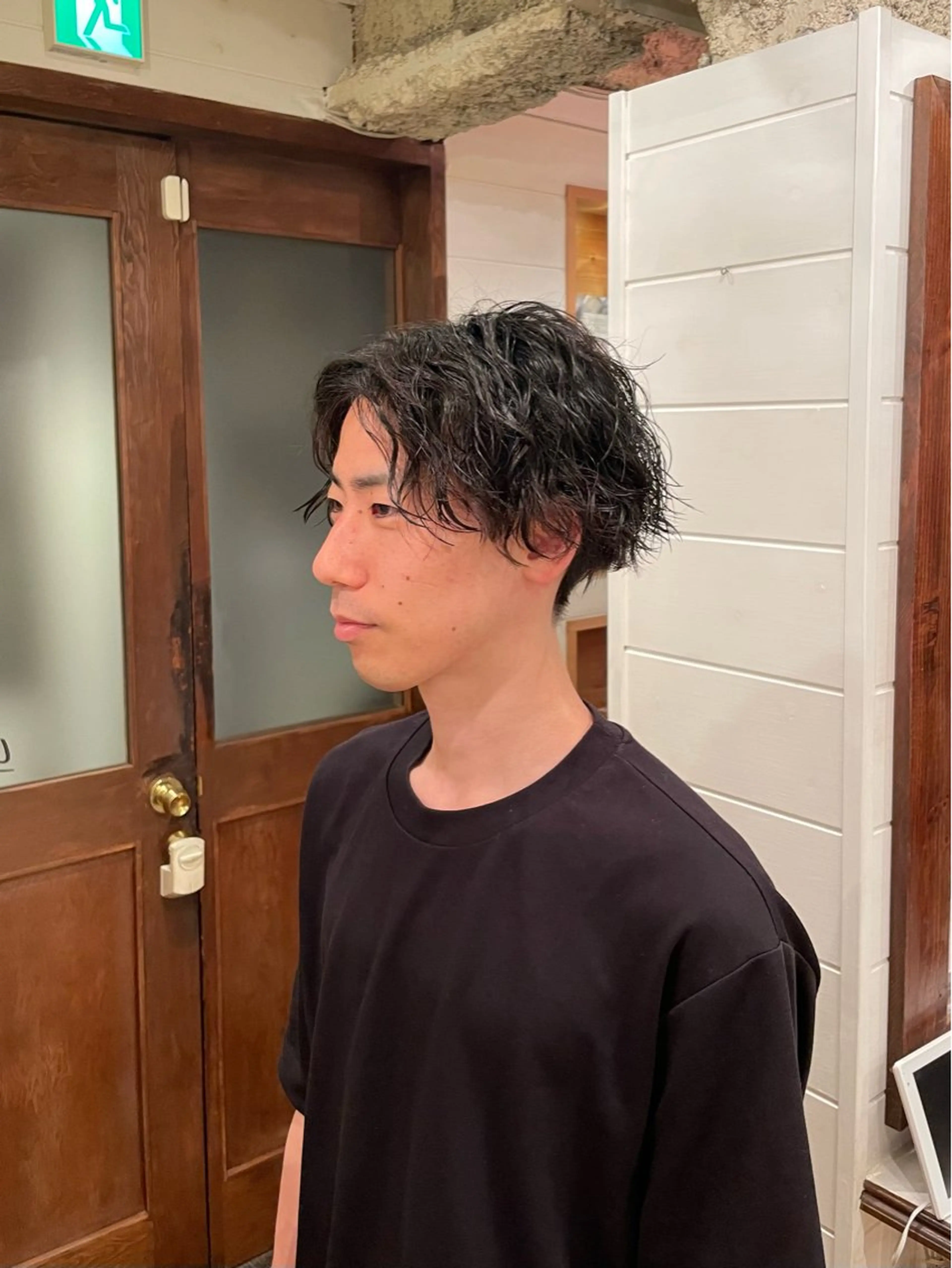 パーマ メンズ ボブ/縮毛矯正/レイ ヤー♡Natsukiのヘアスタイル