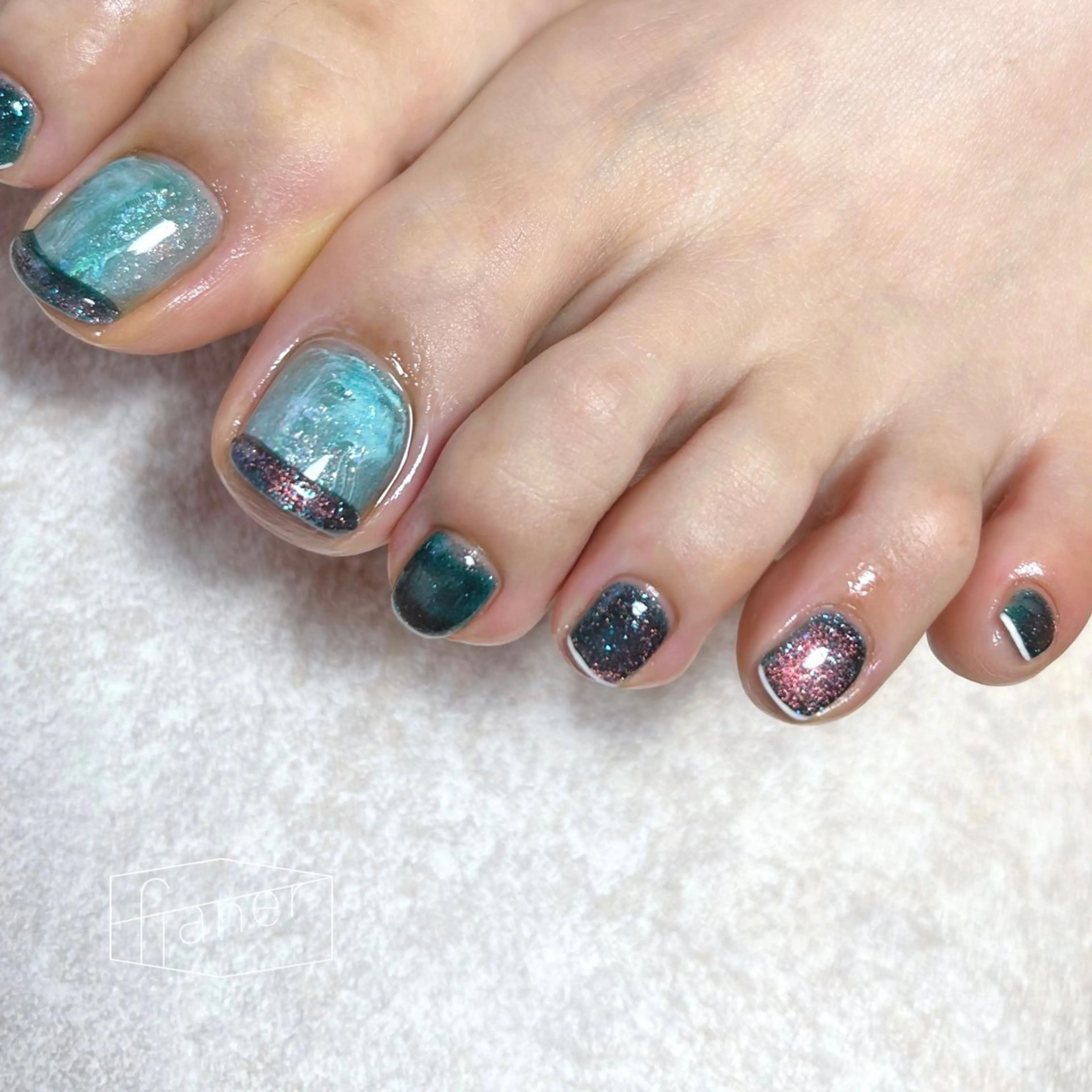 ネイル フットネイル flaner所属・KAORI ㅤのネイルデザイン