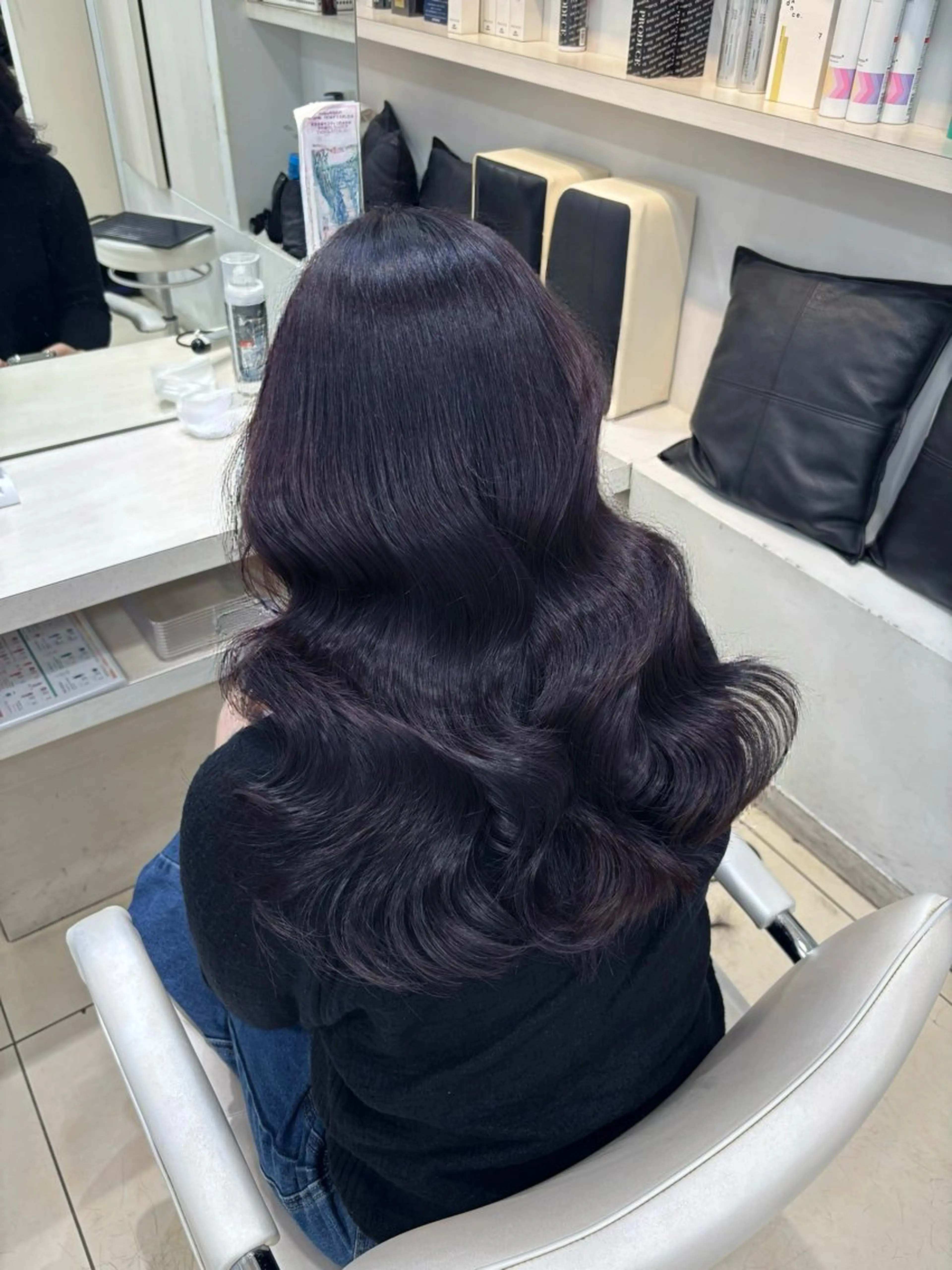 ロング カラー ヘアカラー トリートメント 🎀ゆい🎀 髪質改善カラー🎀のヘアスタイル