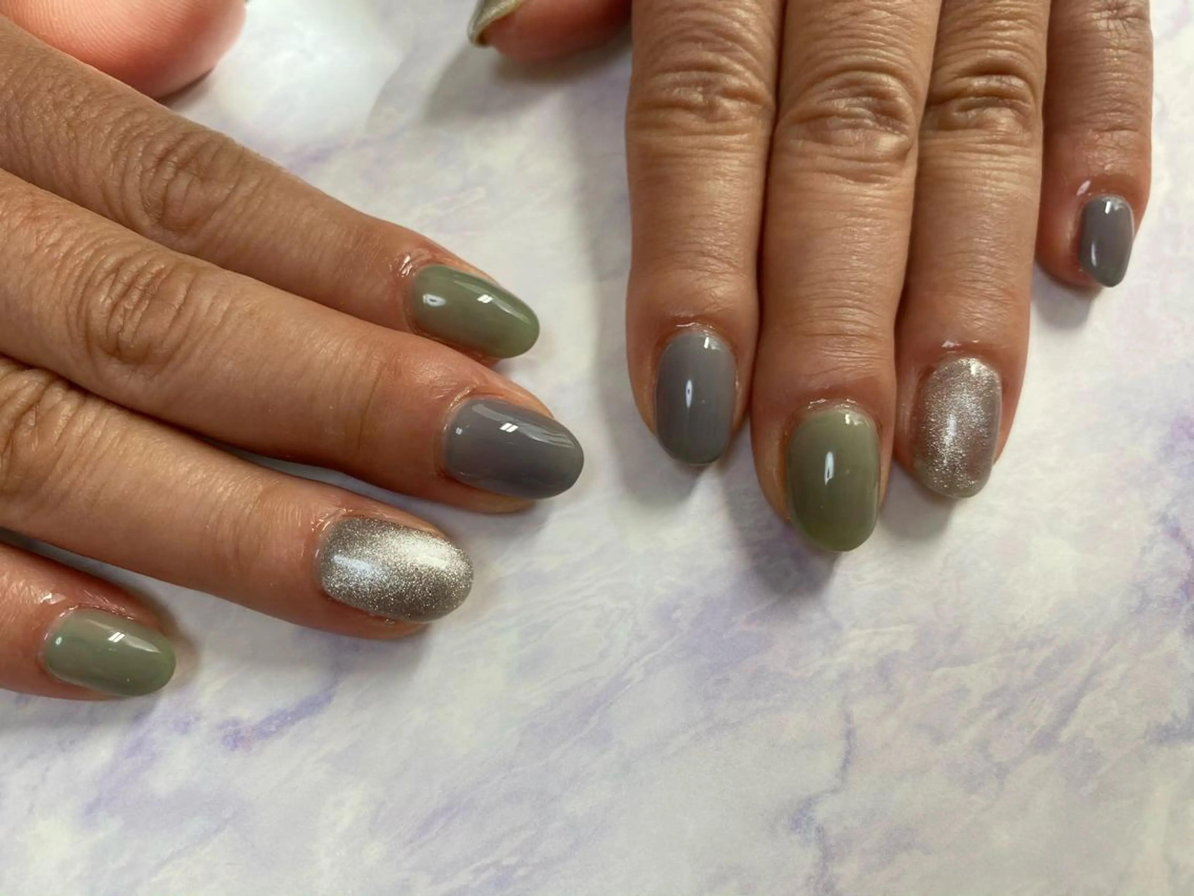 ネイル ハンドネイル Mana‪ ‪·͜· ❤︎‬のネイルデザイン