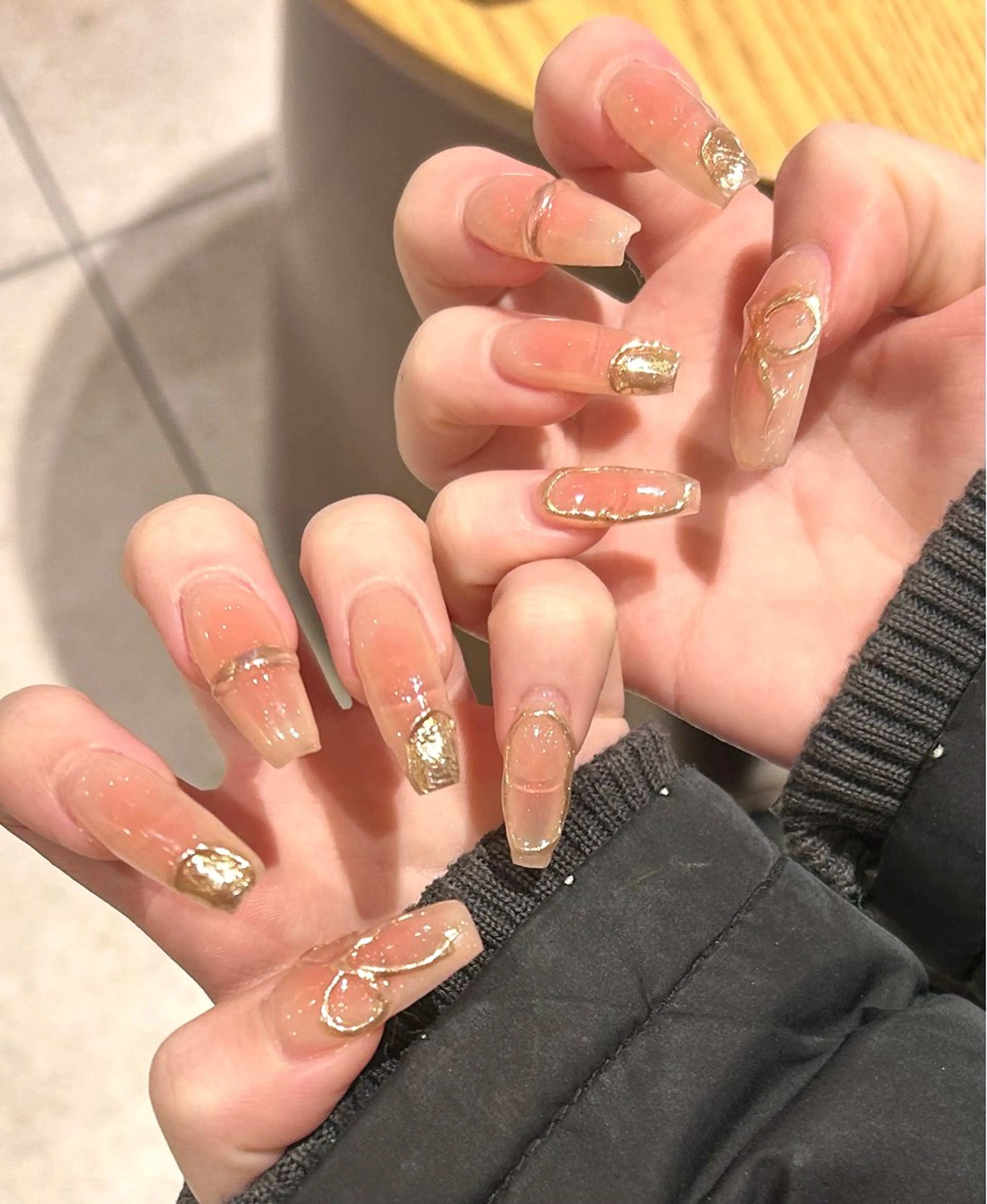 ネイル ミラーネイル Vesper sakiのネイルデザイン