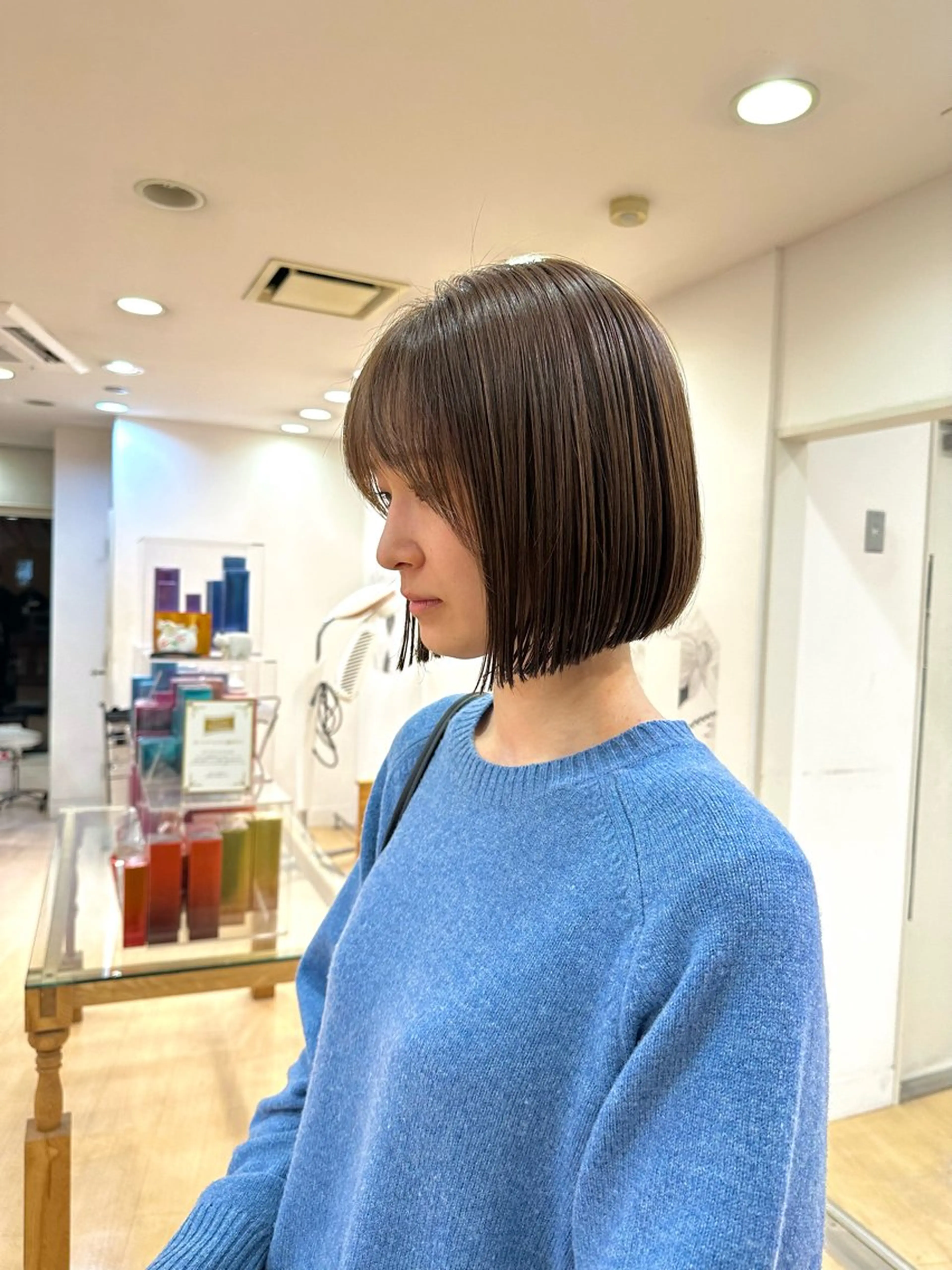 ショート カラー ボブ Gardenhair 小笠原篤矢ショートのヘアスタイル