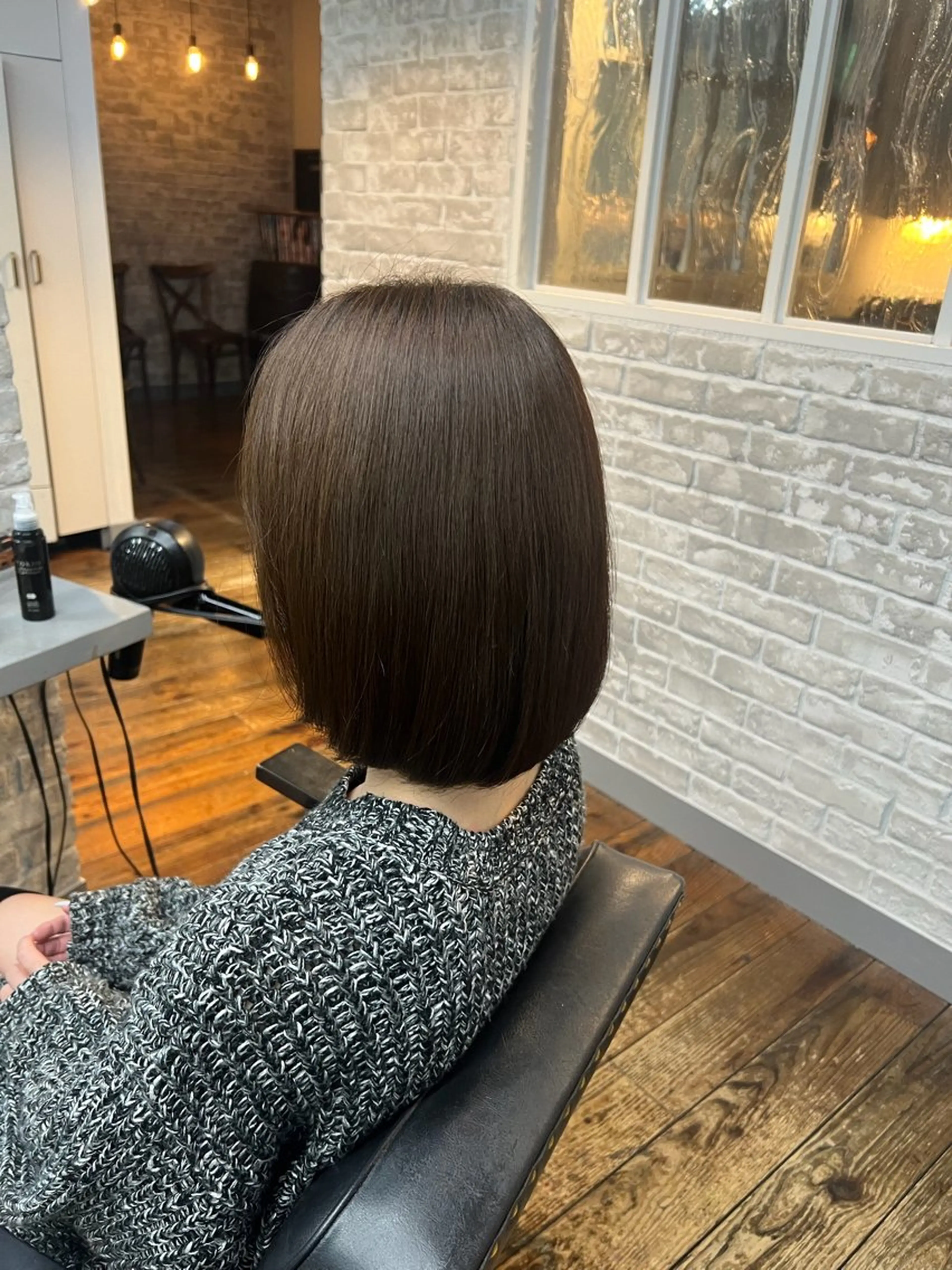 ミディアム 縮毛矯正 【💖ブリーチ/ 縮毛矯正】あおい🌷のヘアスタイル