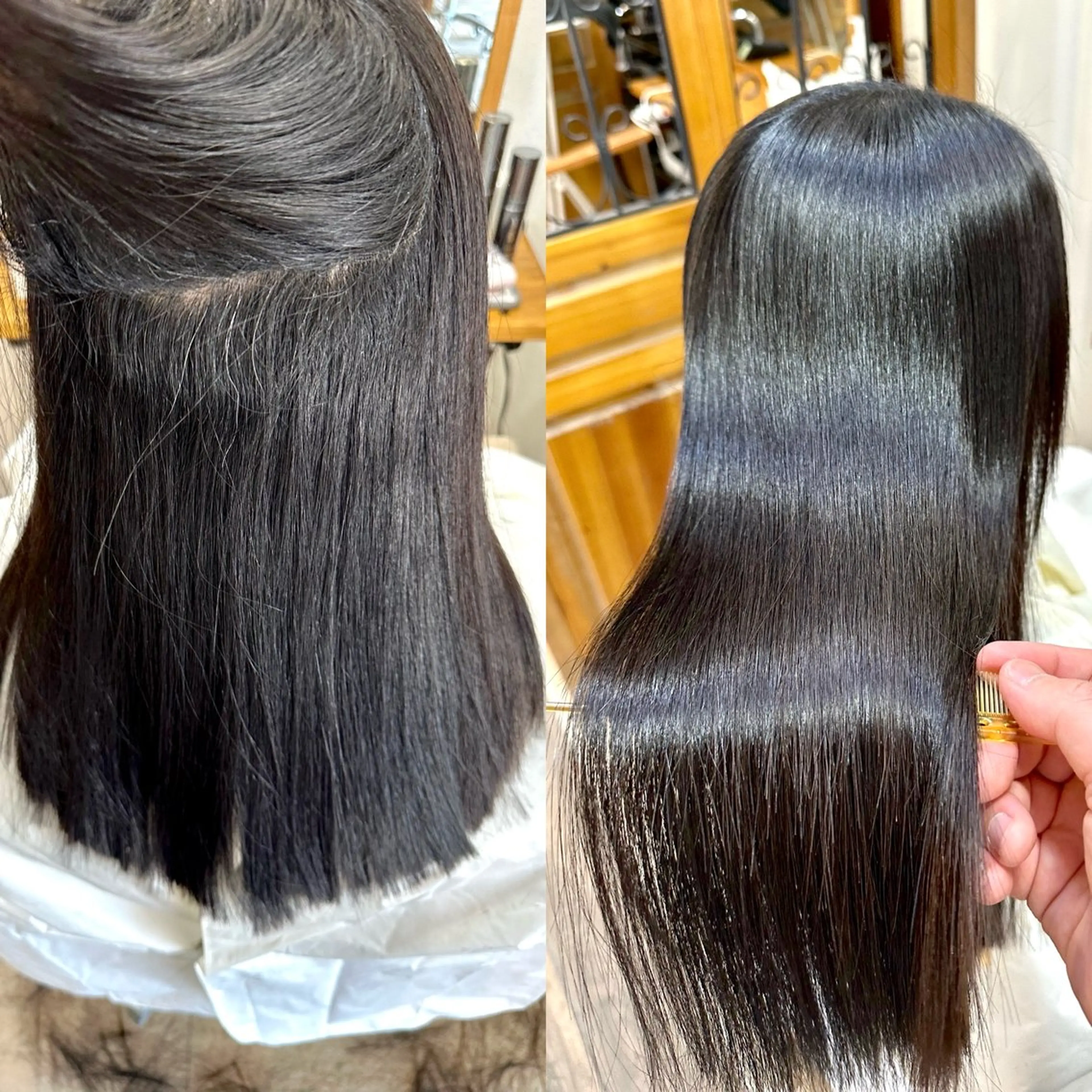 ロング パーマ 伸ばしかけ カット 縮毛矯正 トリートメント brote所属・髪質改善/山根勇平 /完全マンツーマンのヘアスタイル