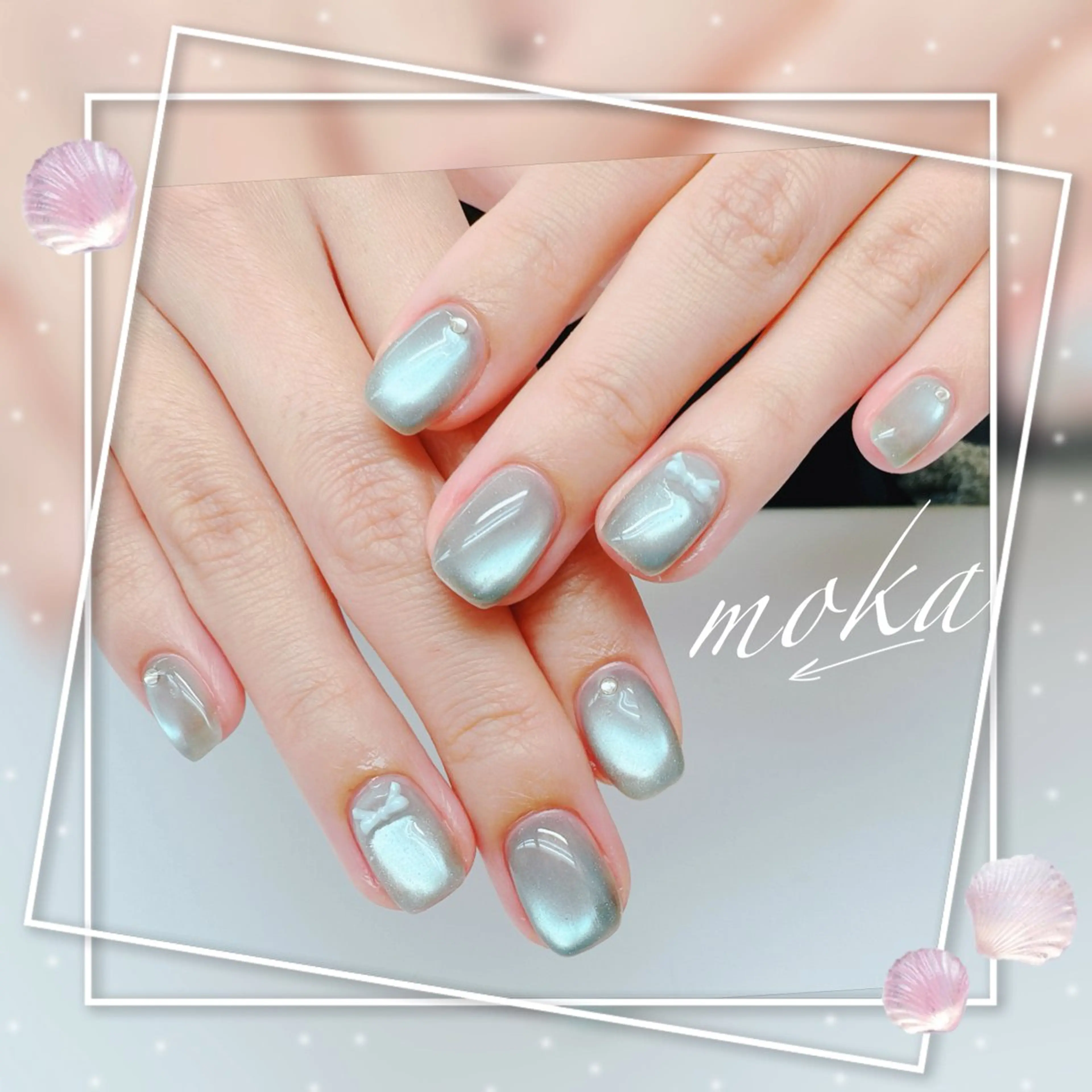 ネイル ハンドネイル ハンドケア 胡蝶蘭レディースサロ ンNailMOKAのネイルデザイン