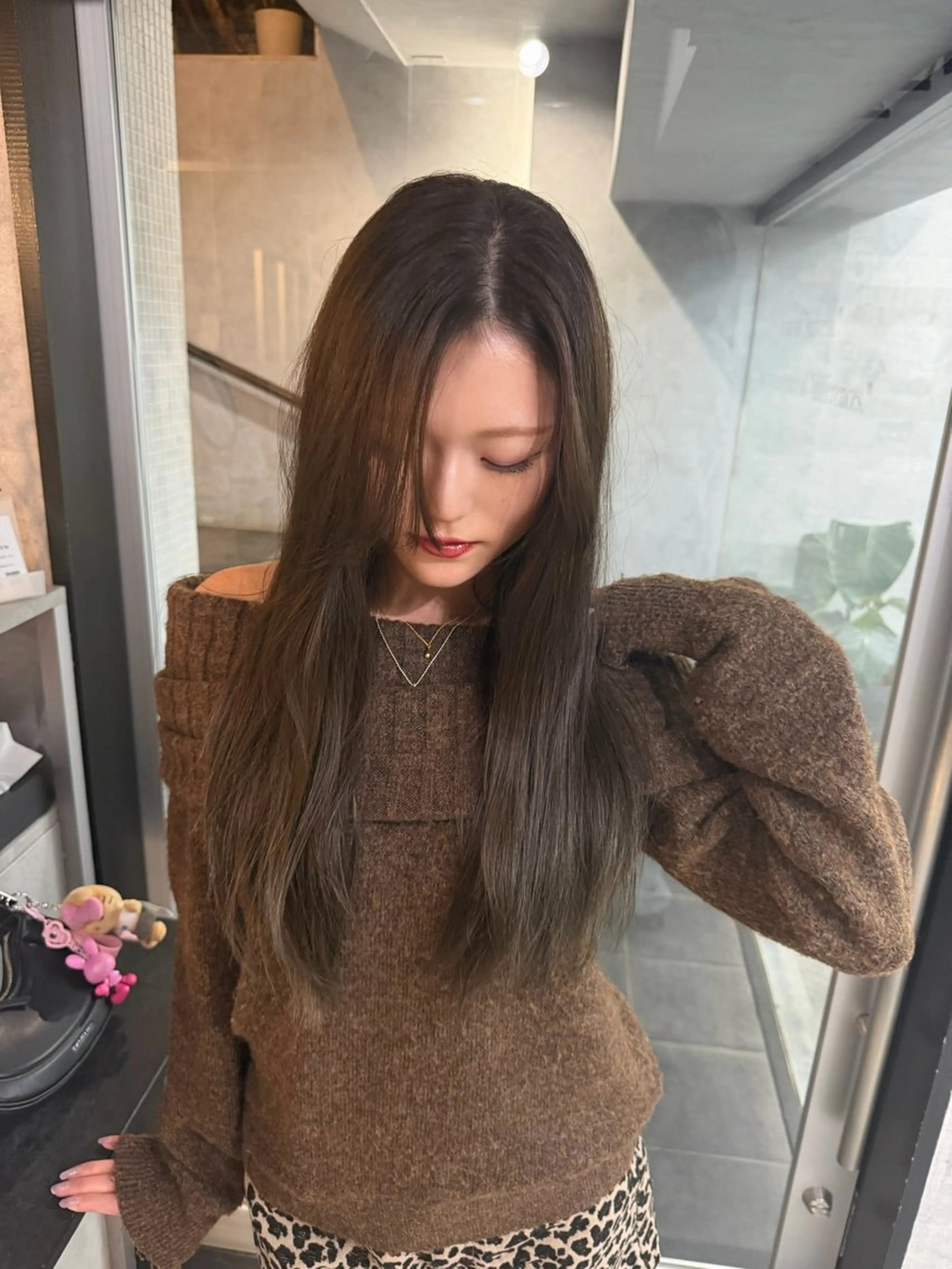 ロング カラー カット ヘアカラー 表参道/中明度カラー /レイヤー/Youのヘアスタイル