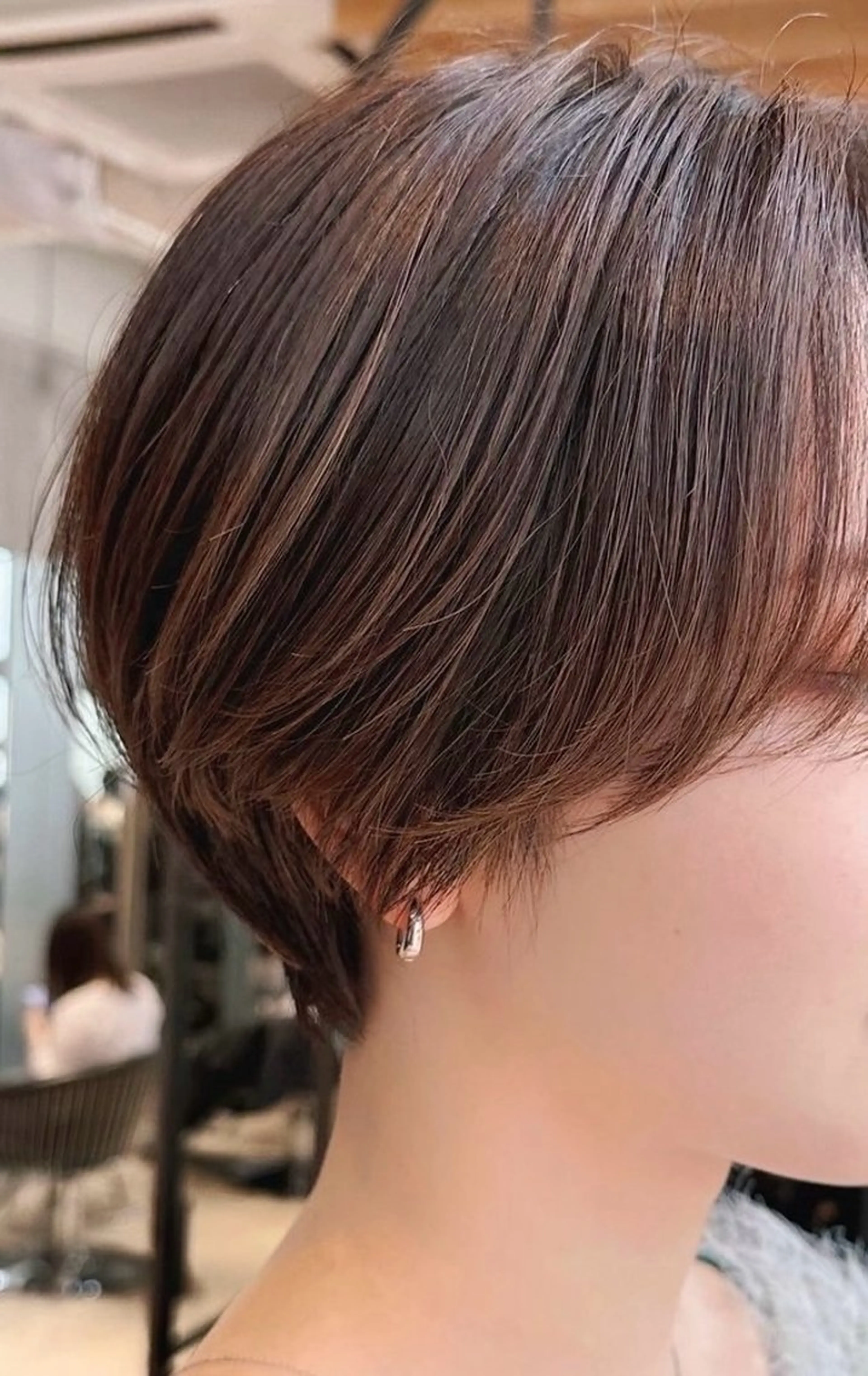 ショート 佐々木 彩花のヘアスタイル