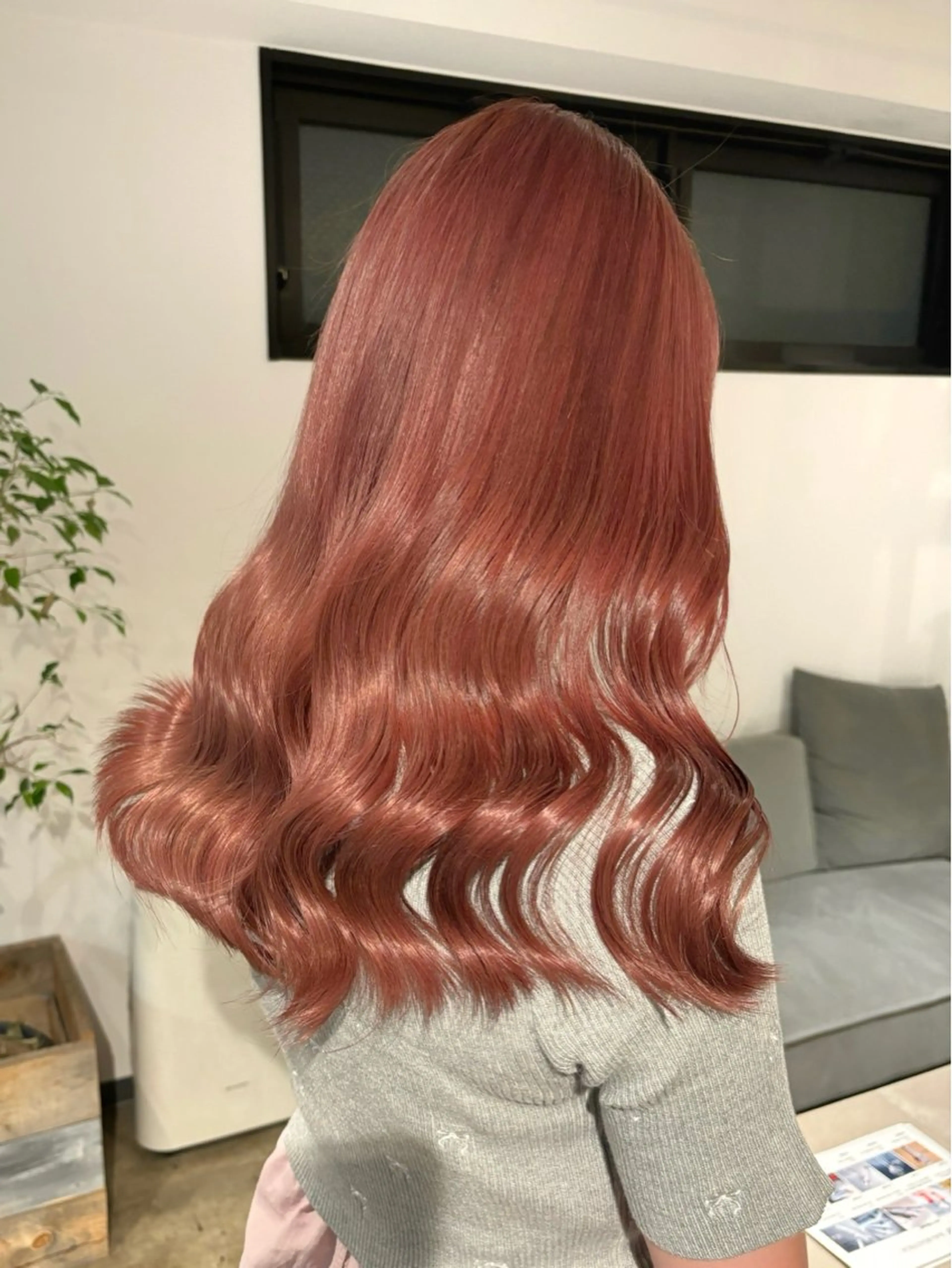 ロング カラー ブリーチ ケアブリーチ ケアカラー ダブルカラー ピンクカラー 暖色カラー🍒 ケアブリーチ/akiのヘアスタイル