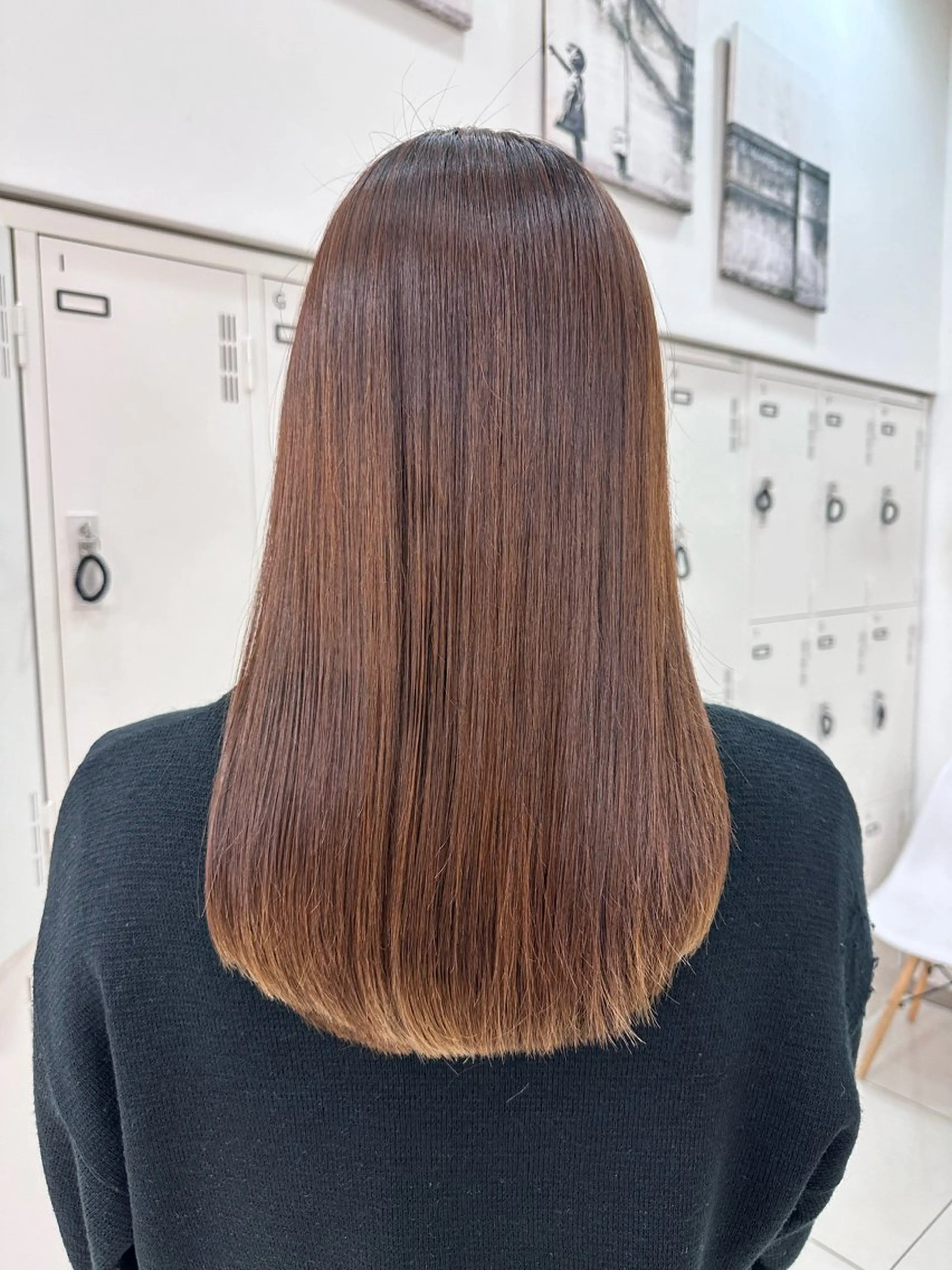 パーマ 縮毛矯正 伊佐 愛のヘアスタイル