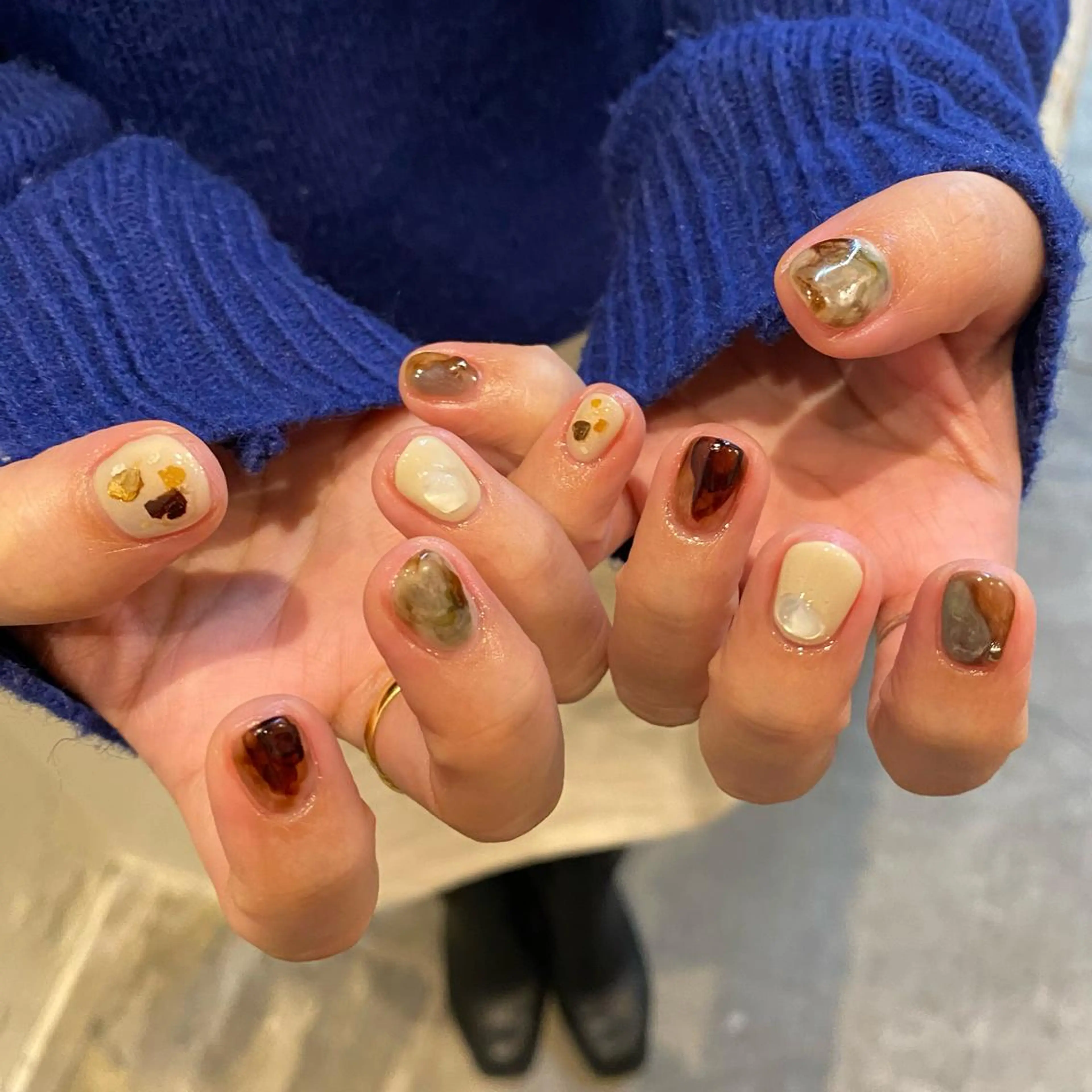 ネイル 持ち込み ハンドネイル nable.所属・栗林 実莉のネイルデザイン