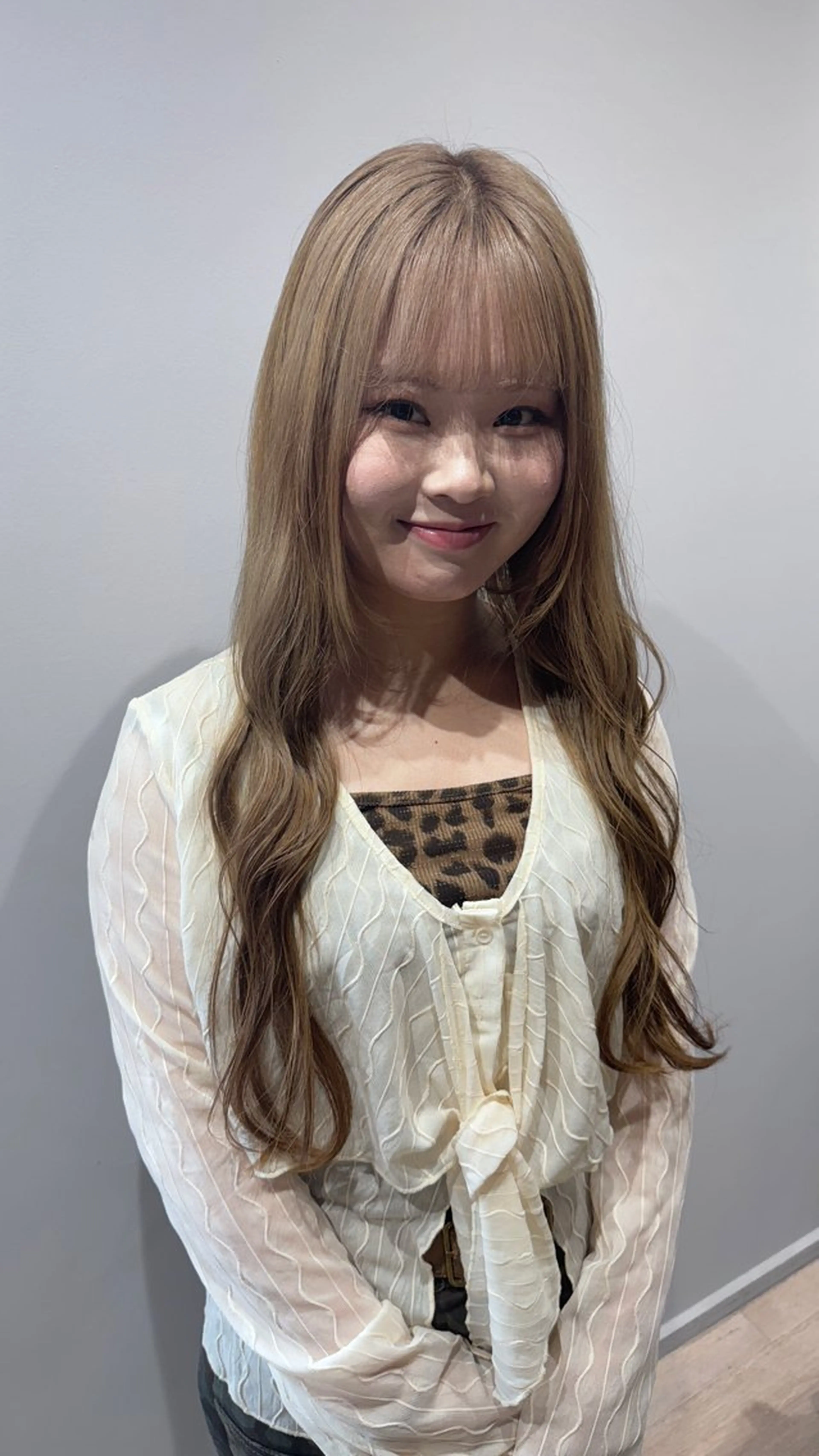 カラー ベージュカラー 鈴木 雅捺のヘアスタイル