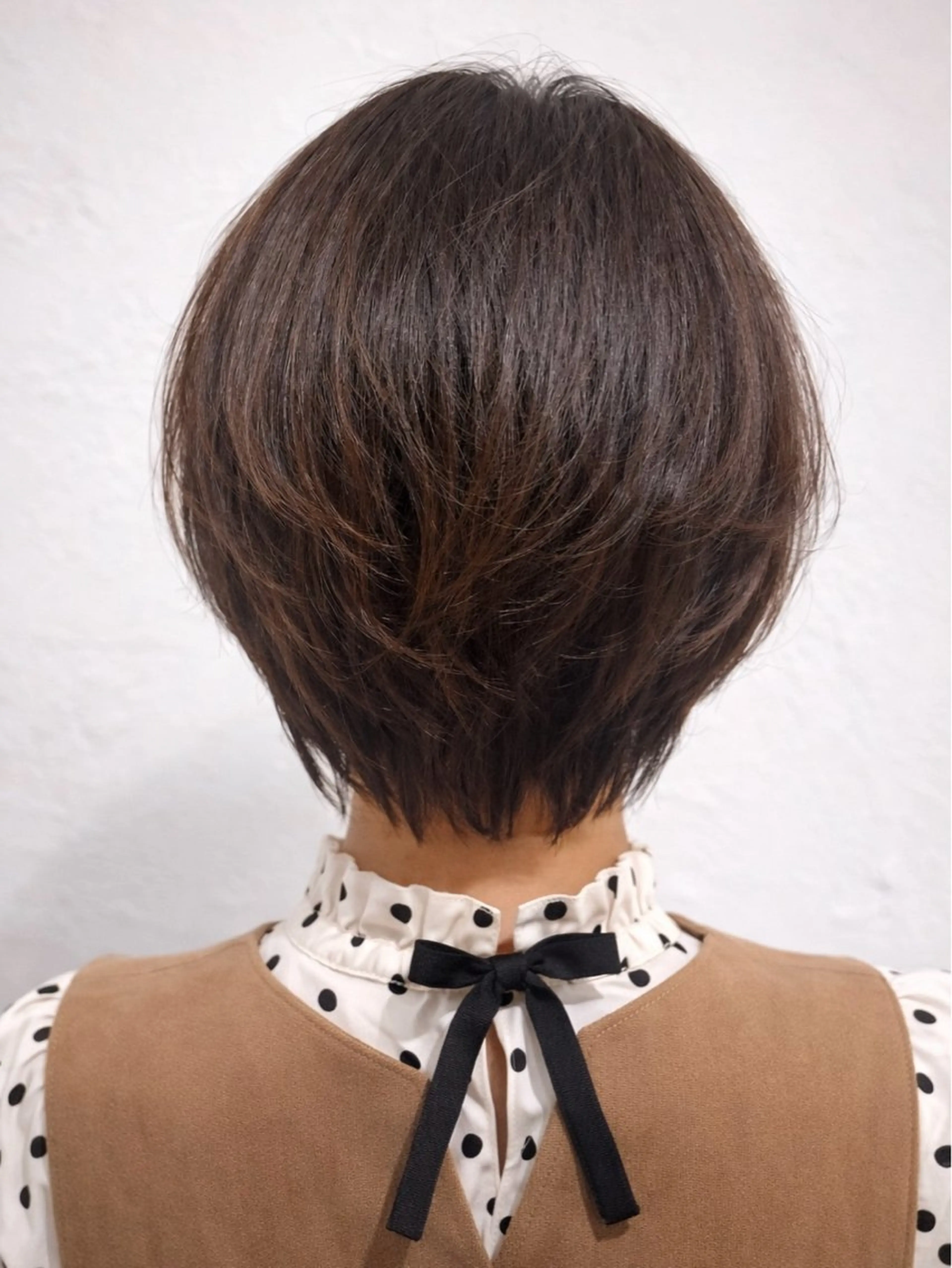 ショート カラー ショートボブ 丸みショート ボブ 似合わせカット ショートヘア カット ヘアカラー 中原由貴 /WILLOW京橋のヘアスタイル