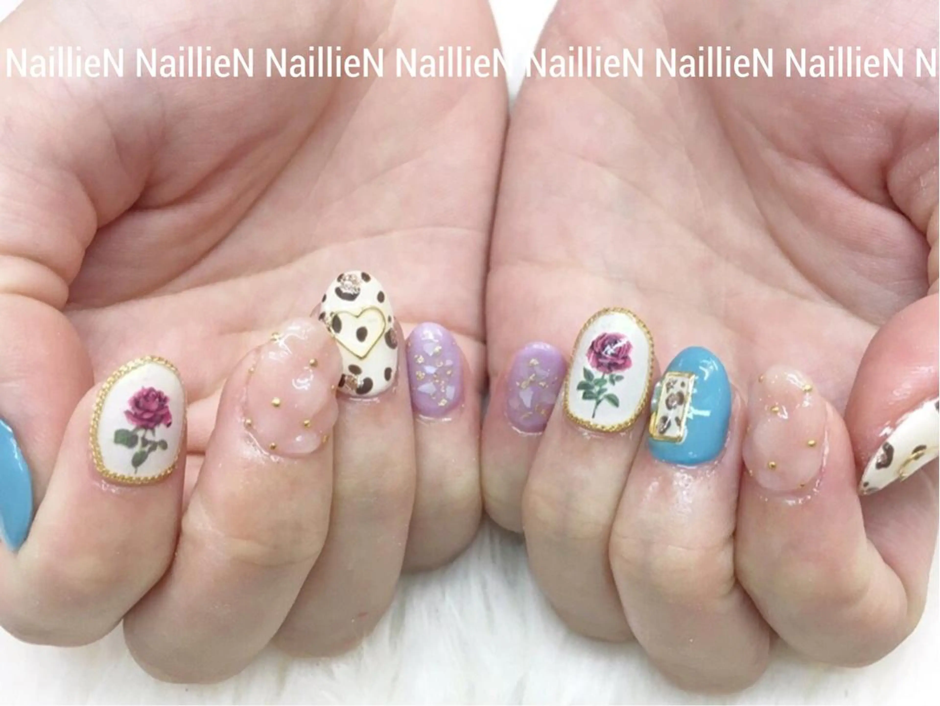 ネイル 持ち込み ハンドネイル Nail lieNのネイルデザイン