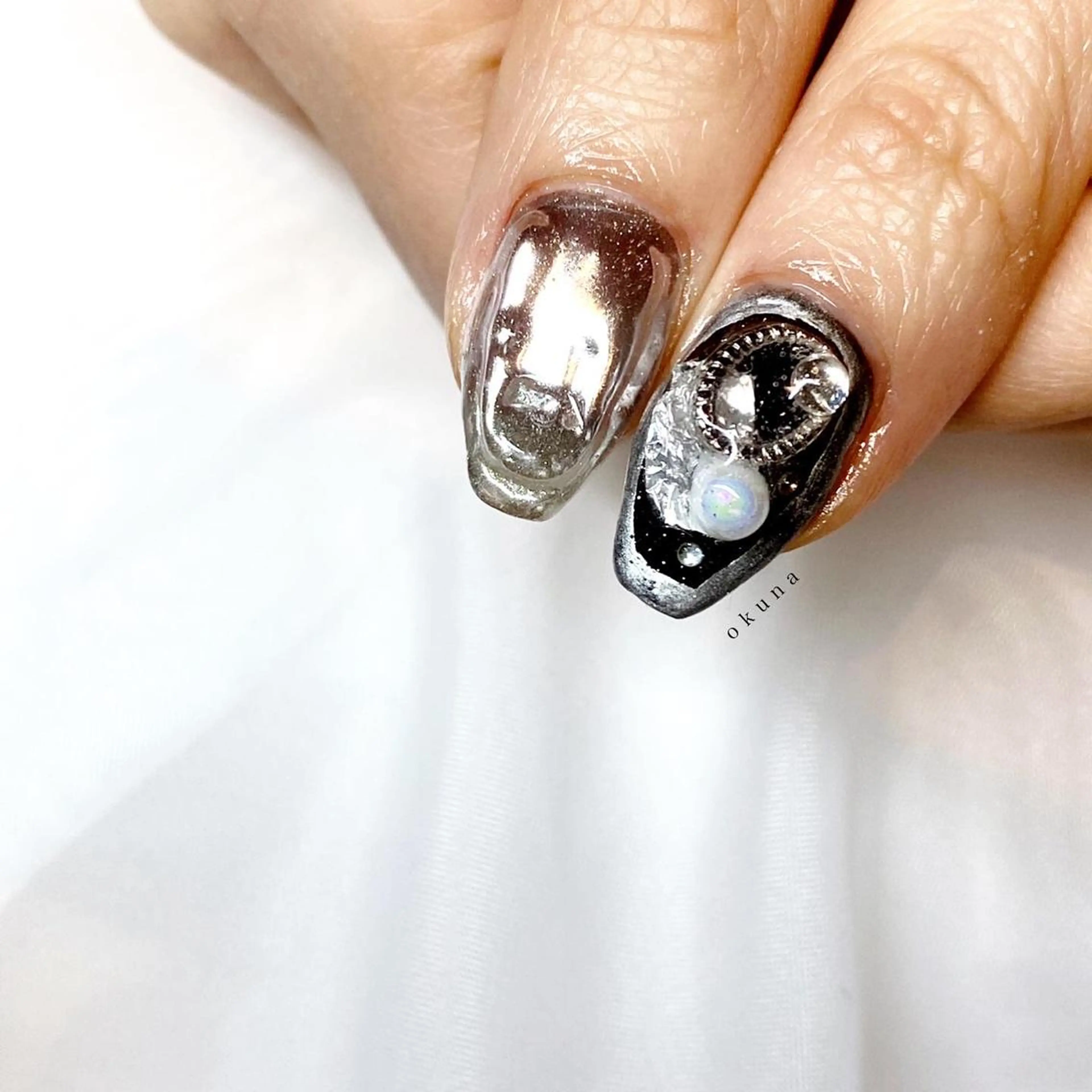 ネイル ニュアンスネイル パンチャパンチャ ネイルサロンのネイルデザイン