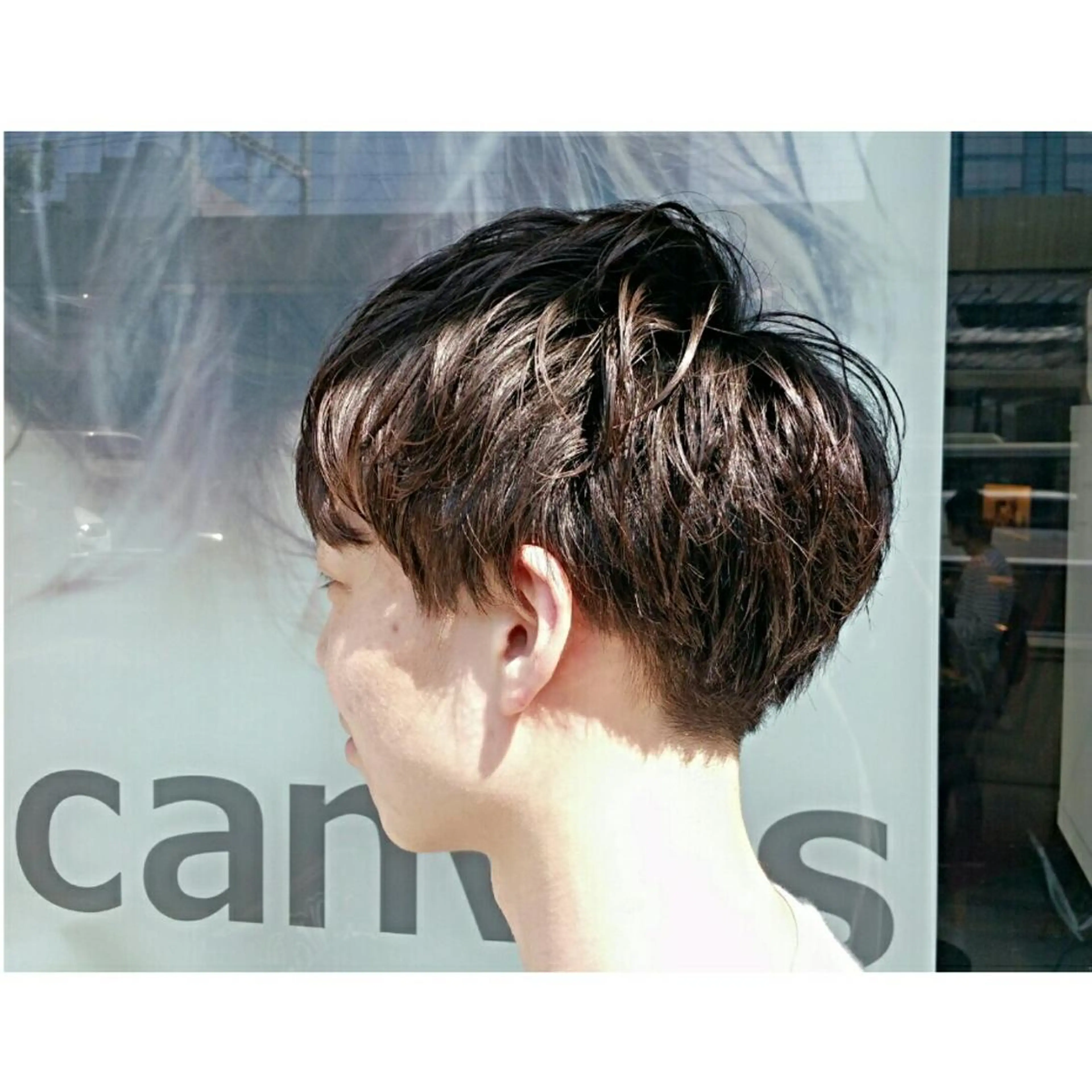 ショート メンズ マッシュ ショートヘア ショートヘア💫 ハイトーン西田拓馬のヘアスタイル