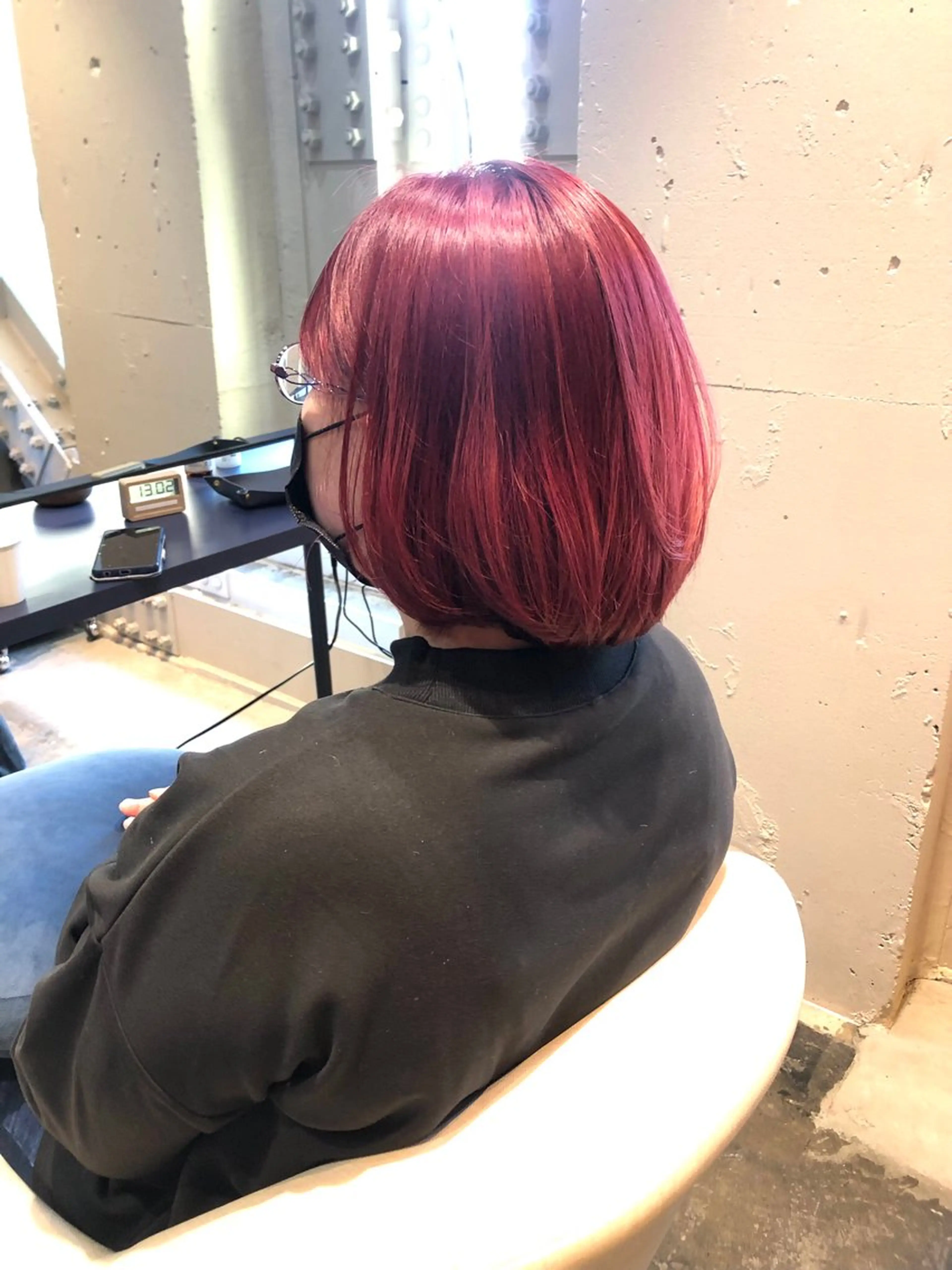 ショート ヘアカラー トリートメント 所渉/韓国レイヤー /ウルフカットのヘアスタイル