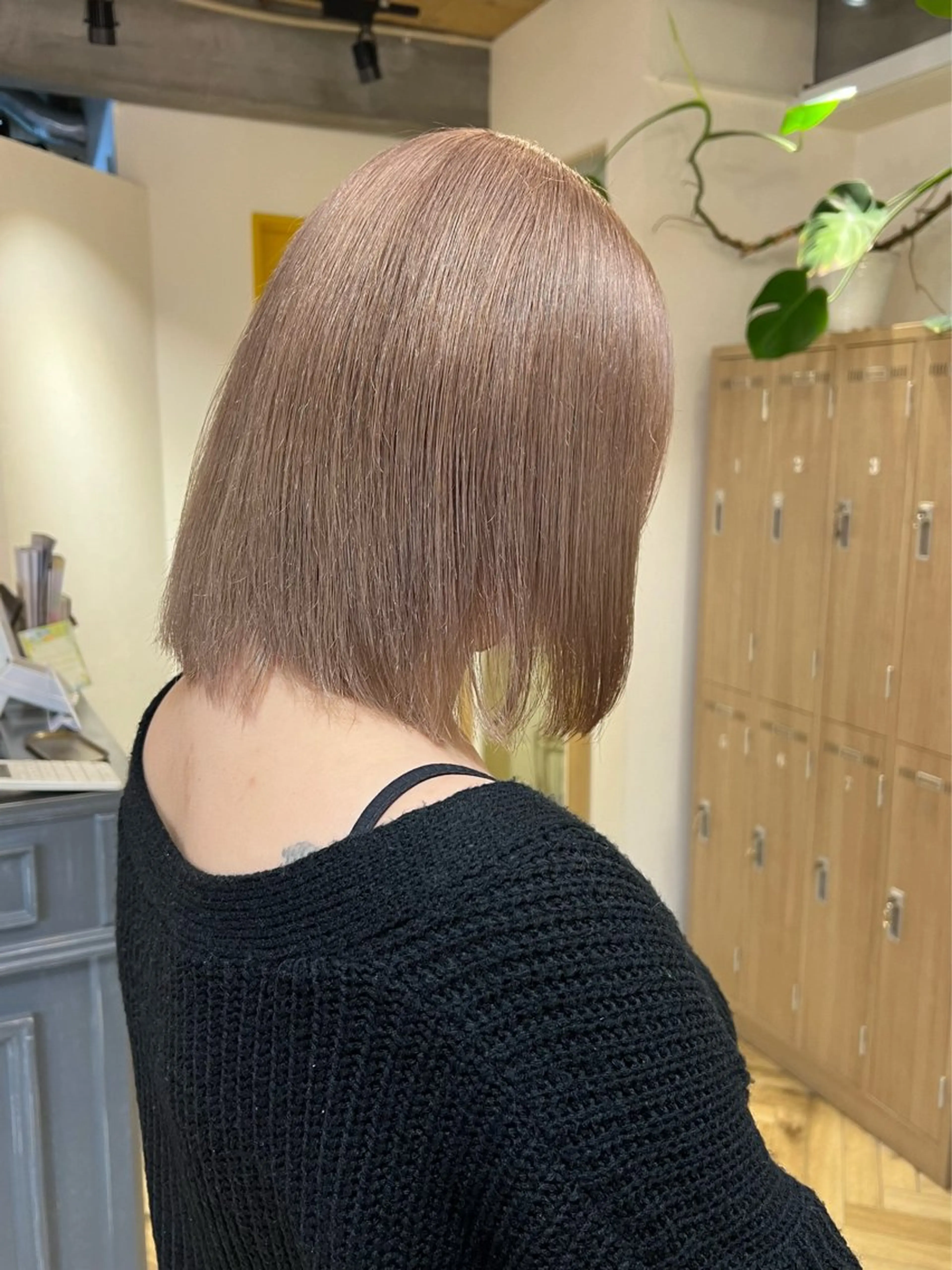 ショート カラー 艶カラー/韓国顔周り 🎀mamiのヘアスタイル