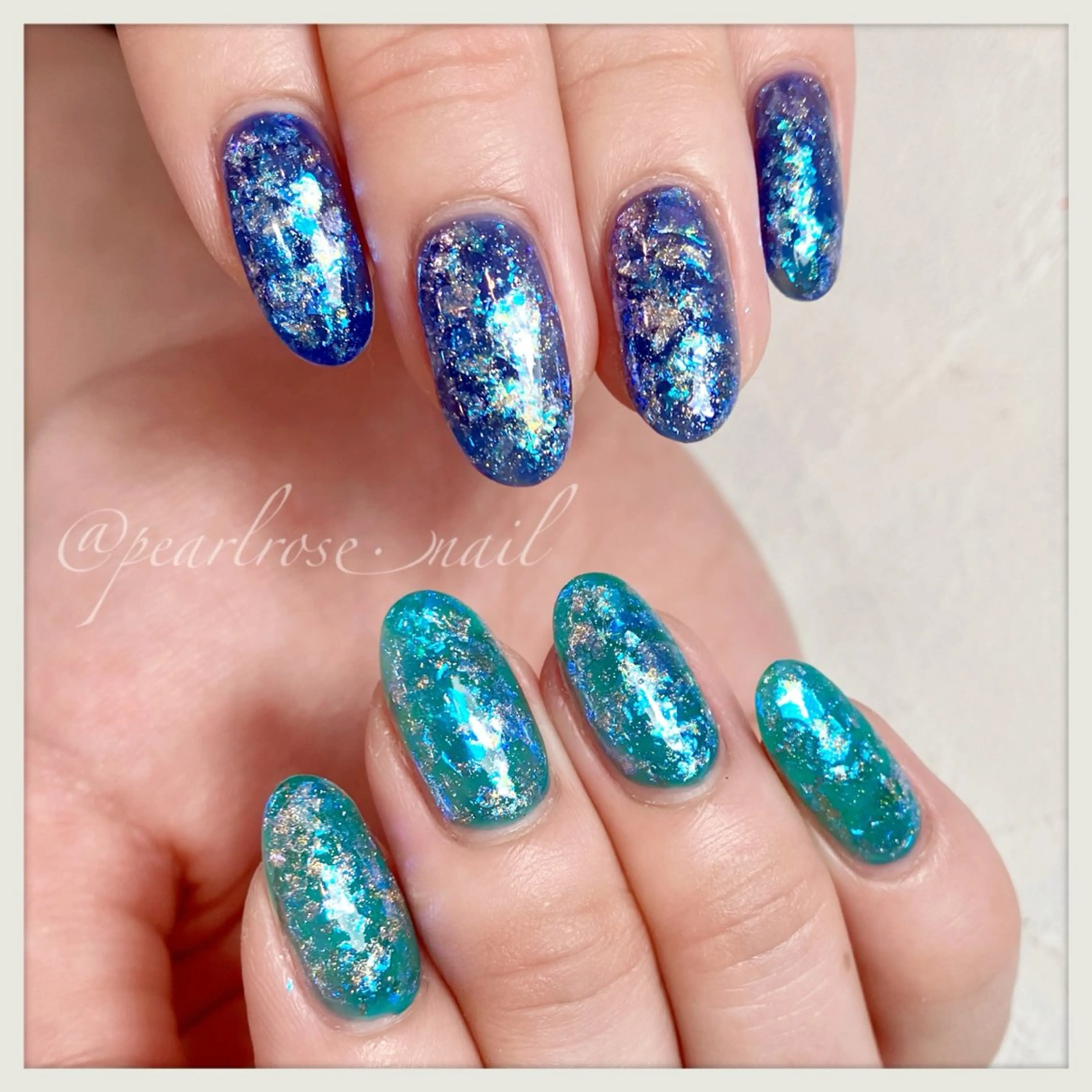 ネイル ハンドネイル Beauty salon Ryu・ange所属・PEARL ROSE パールローズのネイルデザイン