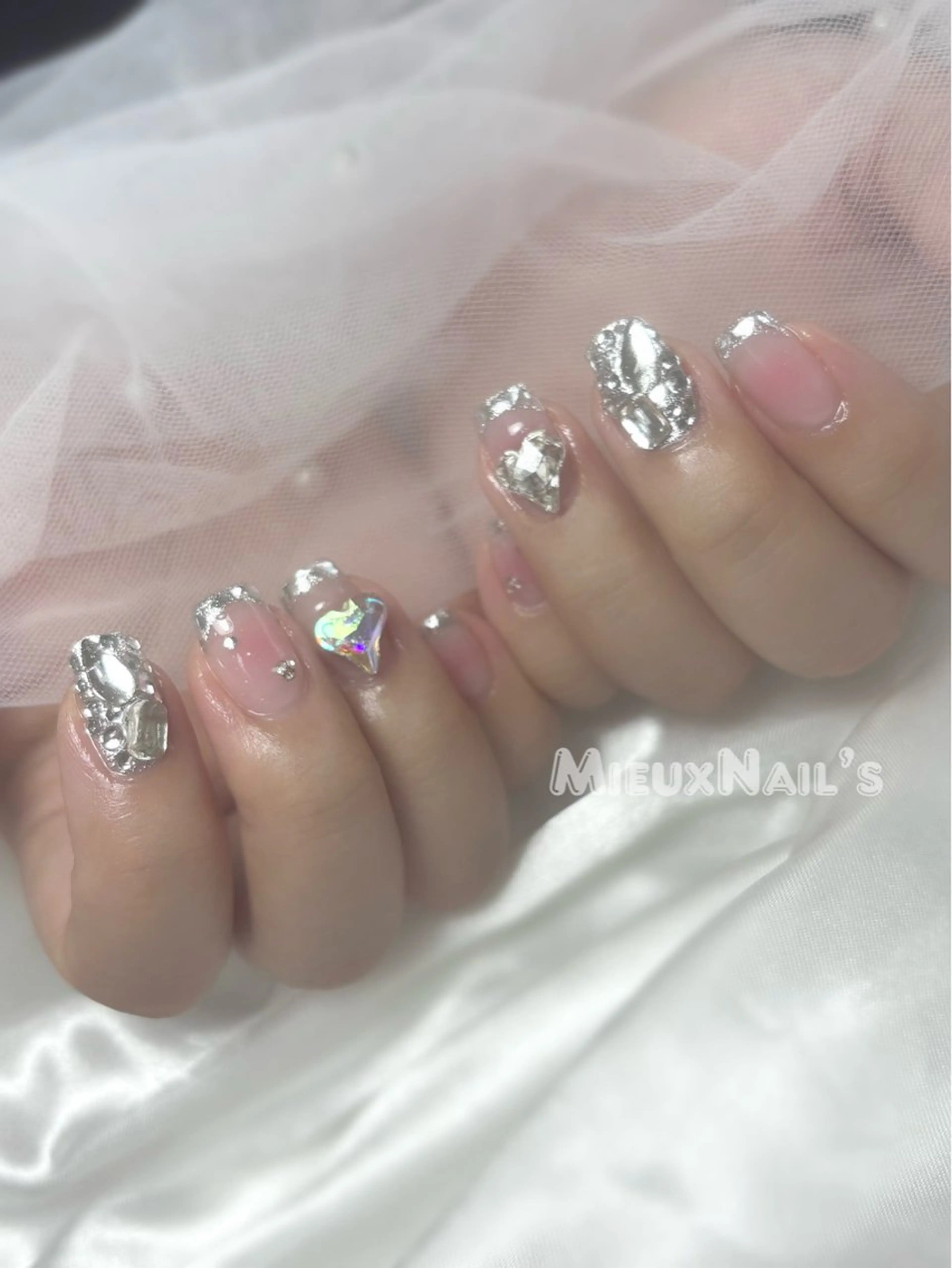 ネイル Miyu❤️‍🔥 Mieuxnailsのネイルデザイン