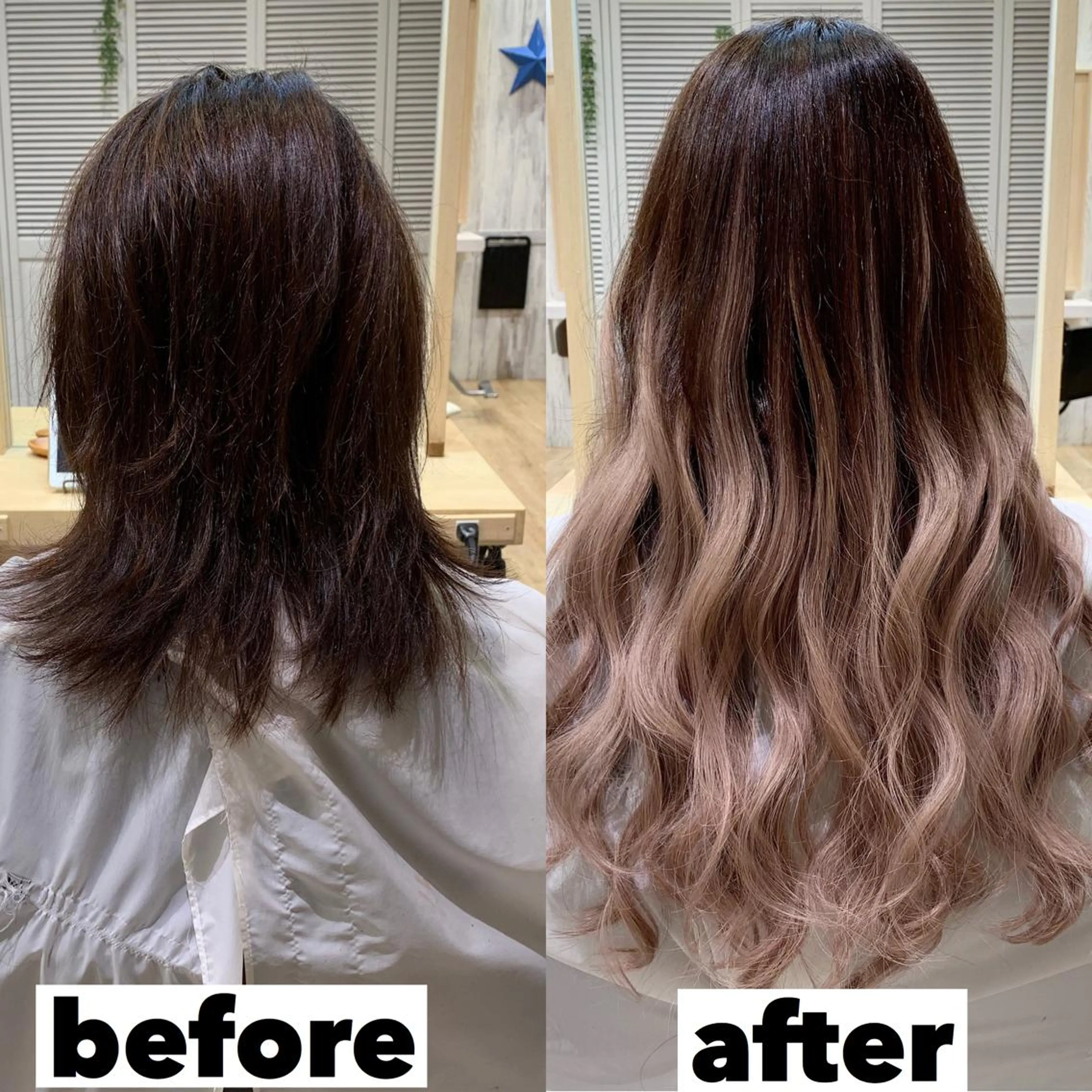 ロング カラー ヘアアレンジ マツエク・マツパ エクステ TATSUYA アートディレクターのヘアスタイル