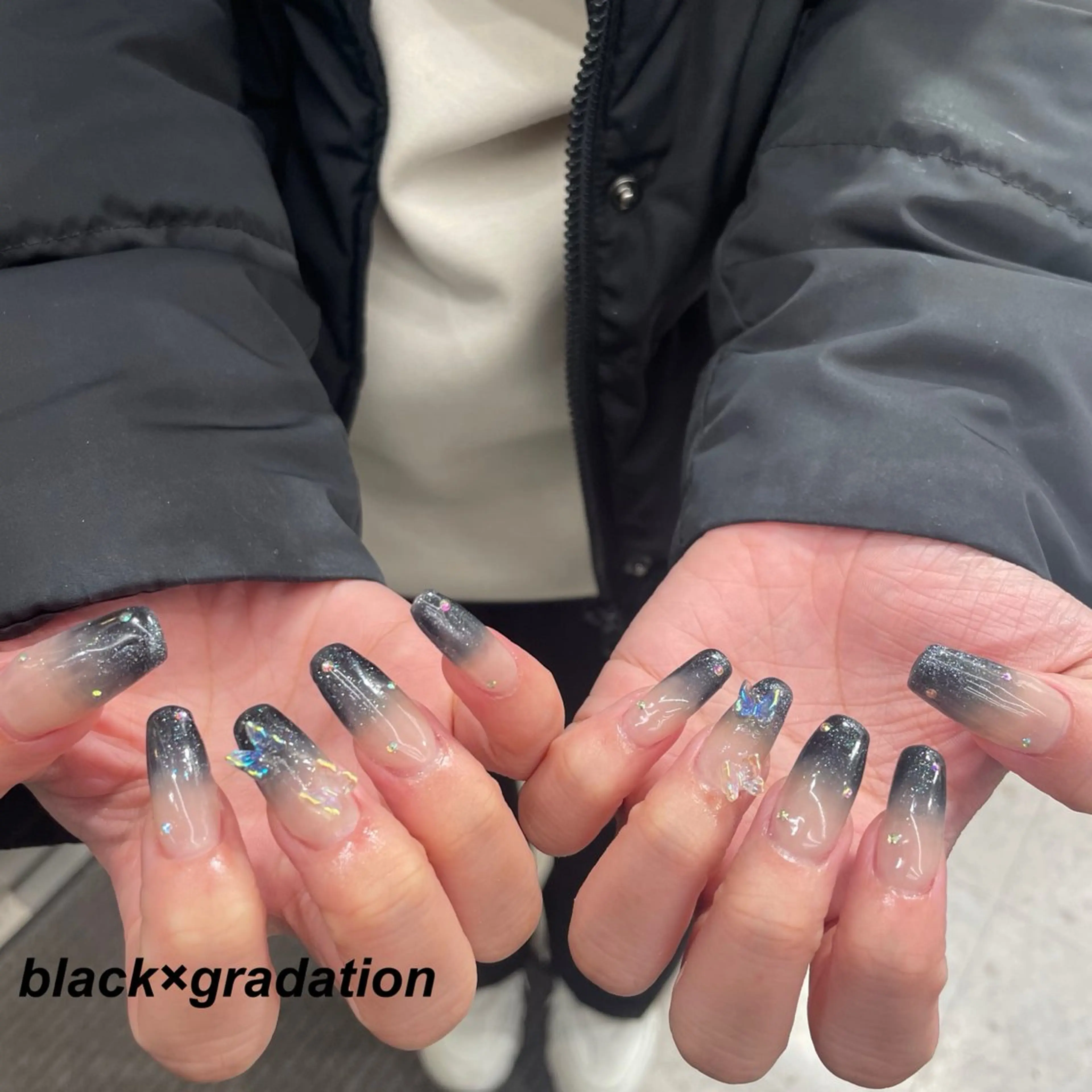 ネイル 🫧飛山琉桜/二条 ネイルアート/束感のマツエク・マツパデザイン