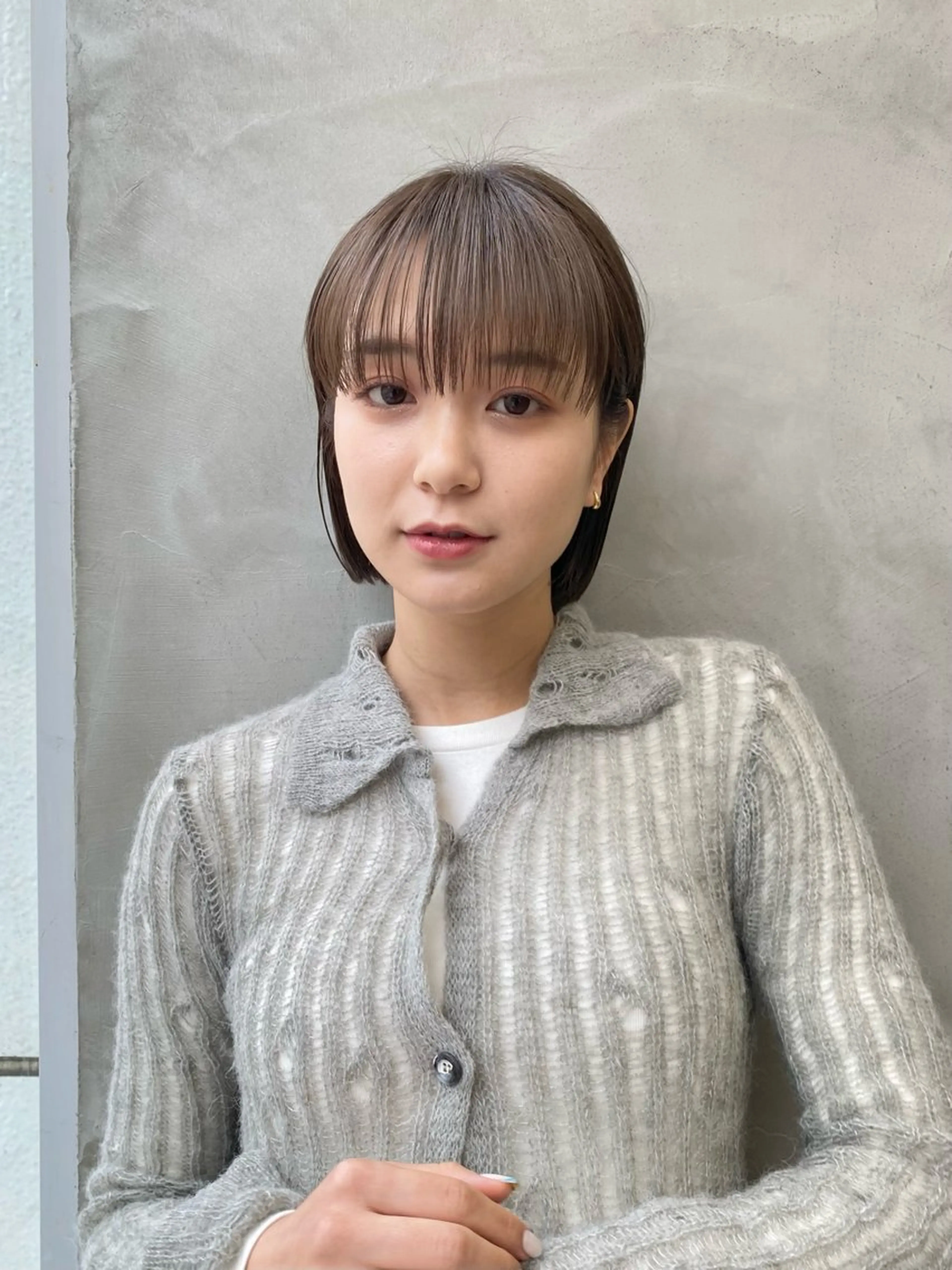 ショート カラー カット ヘアカラー yiye 青山所属・無料カットモデル募集 🌱ひょうがのヘアスタイル