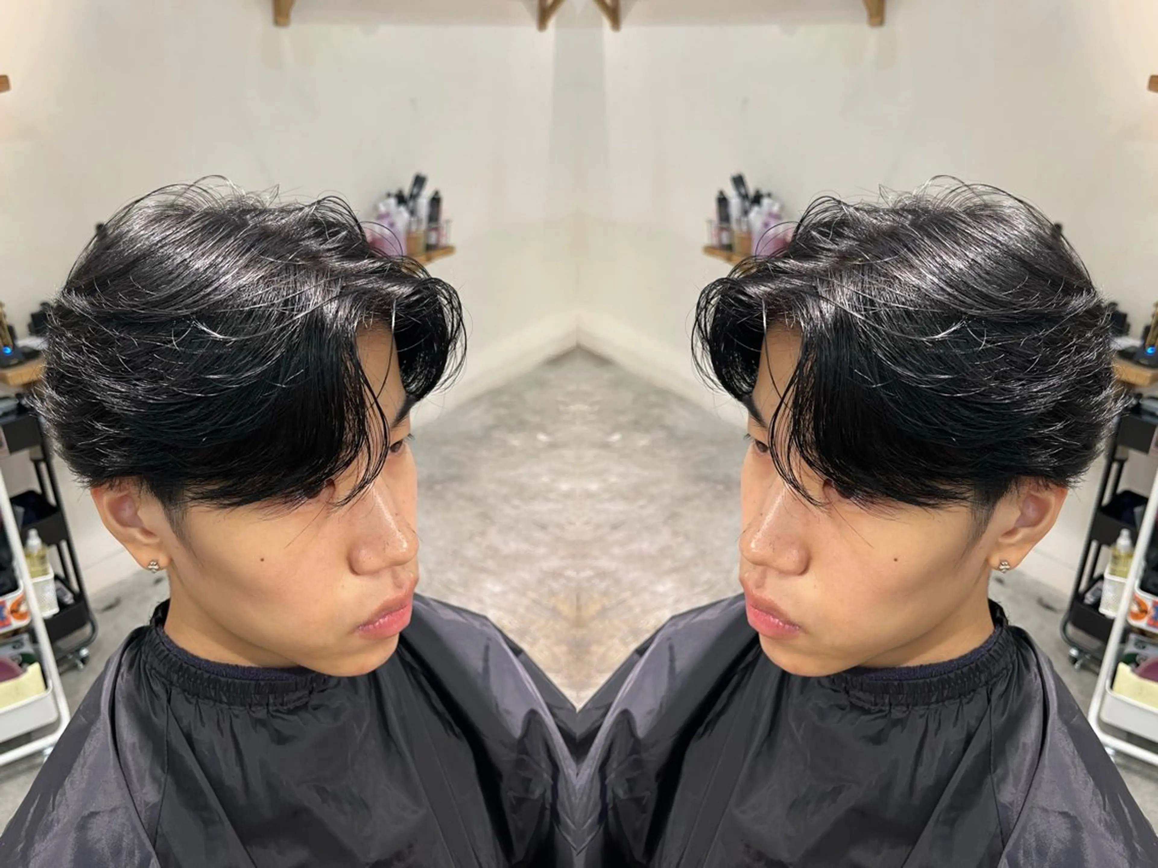 カラー パーマ メンズ 立川サラスト/ ku-ta🎟のヘアスタイル