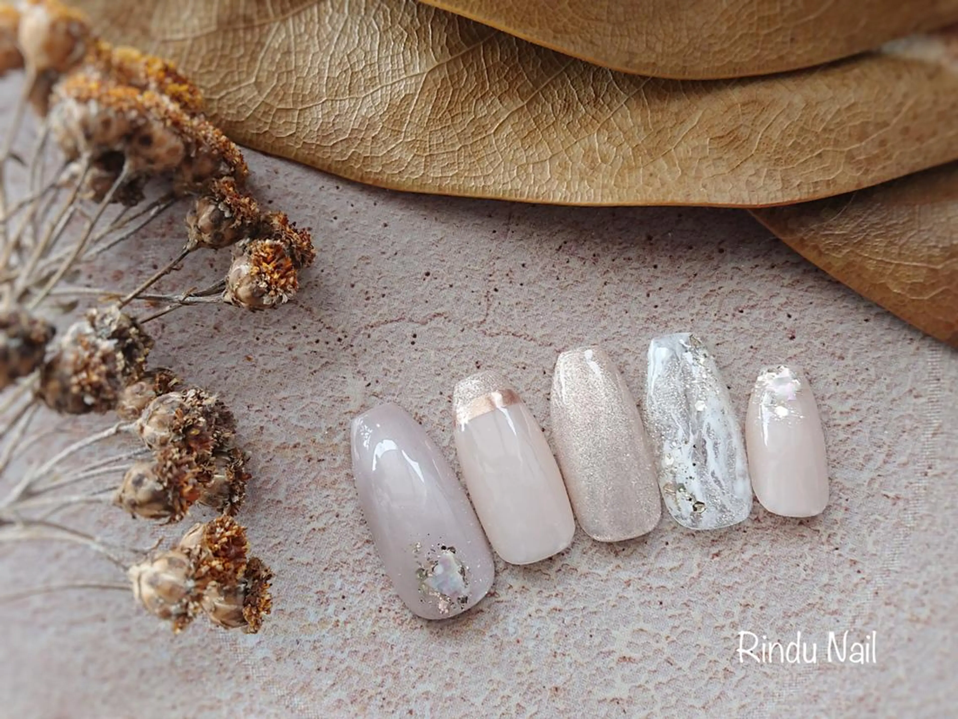 ネイル ニュアンスネイル Rindu Nail 名駅miniのネイルデザイン