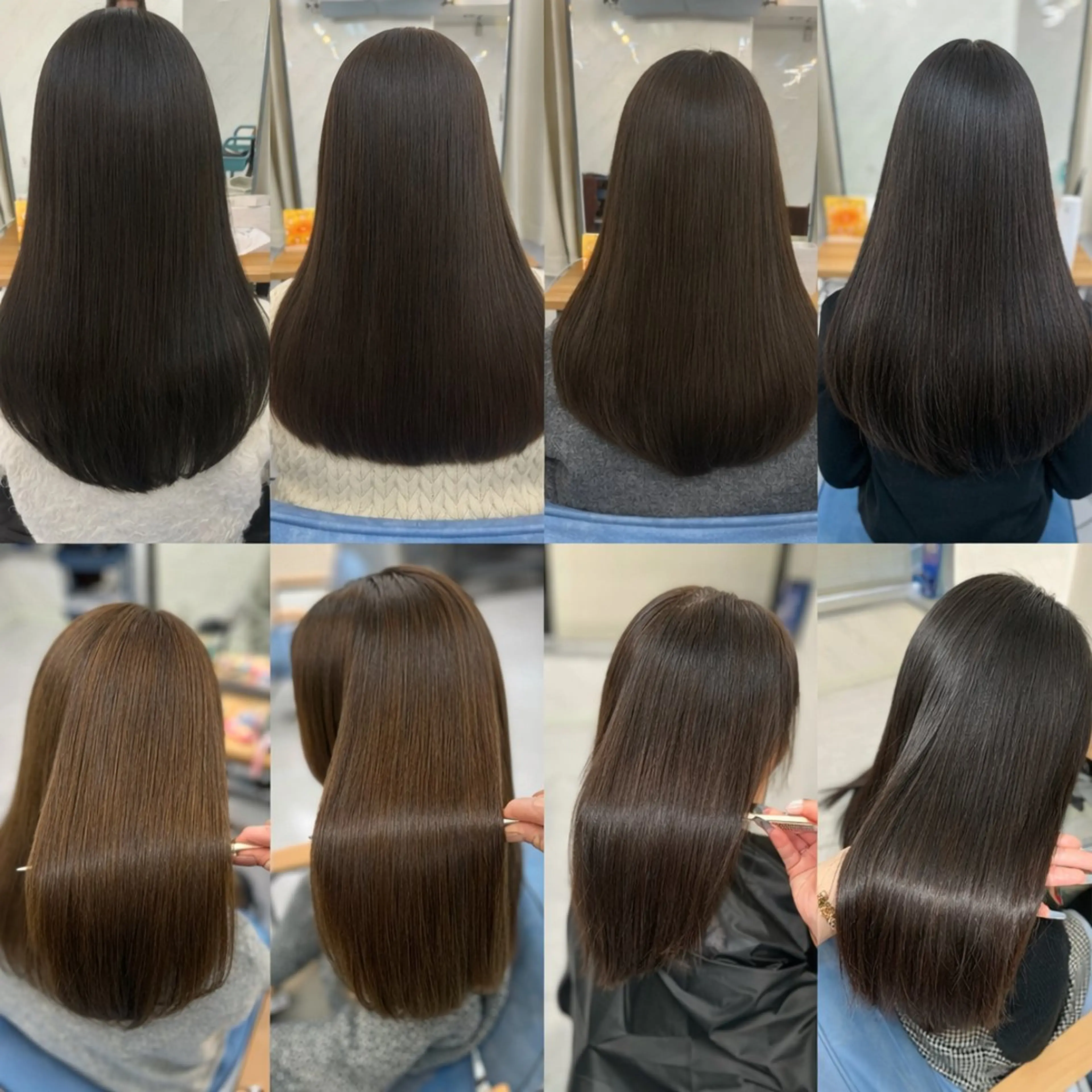 ロング カラー 髪質改善 韓国風ヘア 縮毛矯正 トリートメント 酸性ストレート カット ヘアカラー トリートメント 縮毛矯正/髪質改善/ レイヤー代々木/木下のヘアスタイル