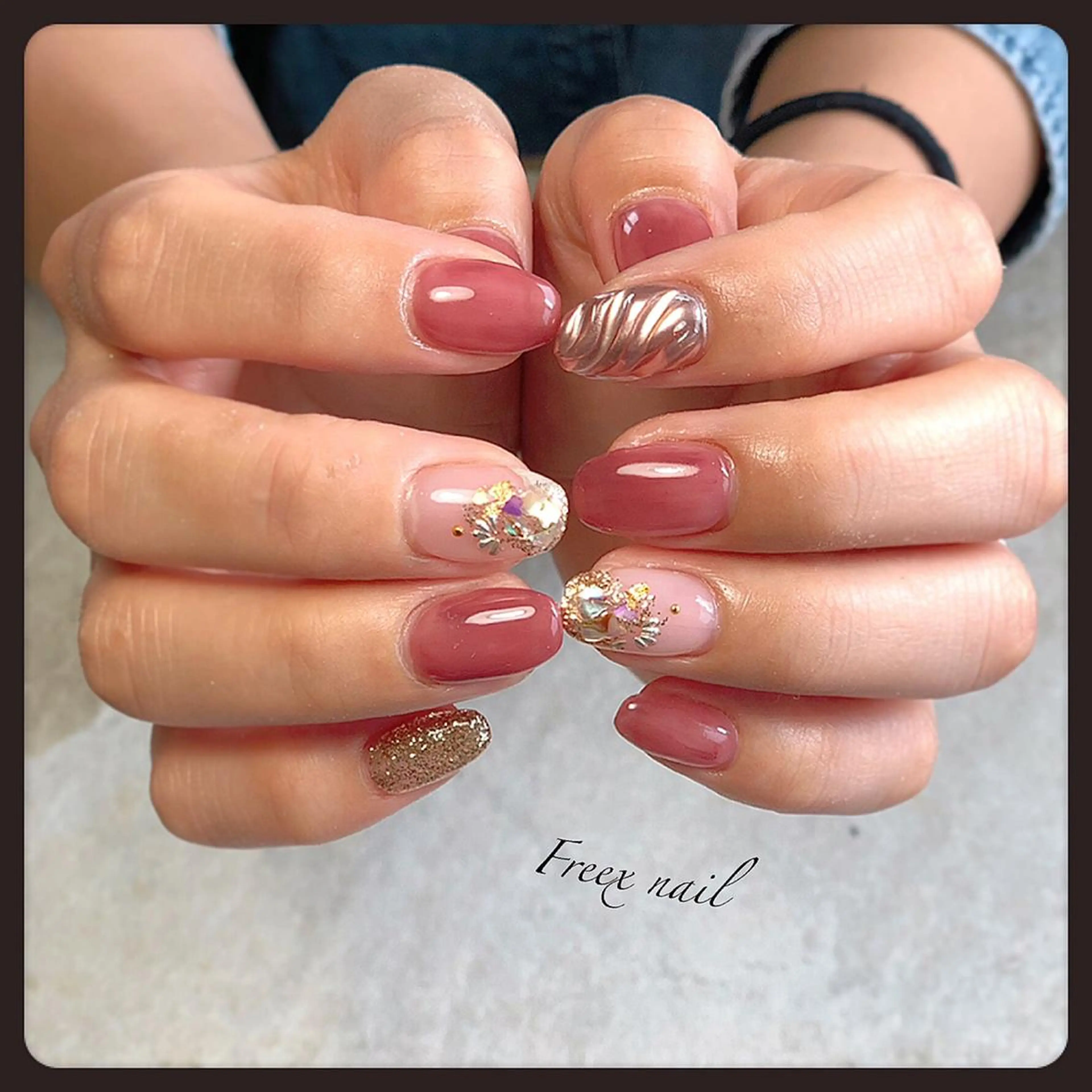 ネイル Freex nail所属・freex nail /ニュアンス/個性派のネイルデザイン