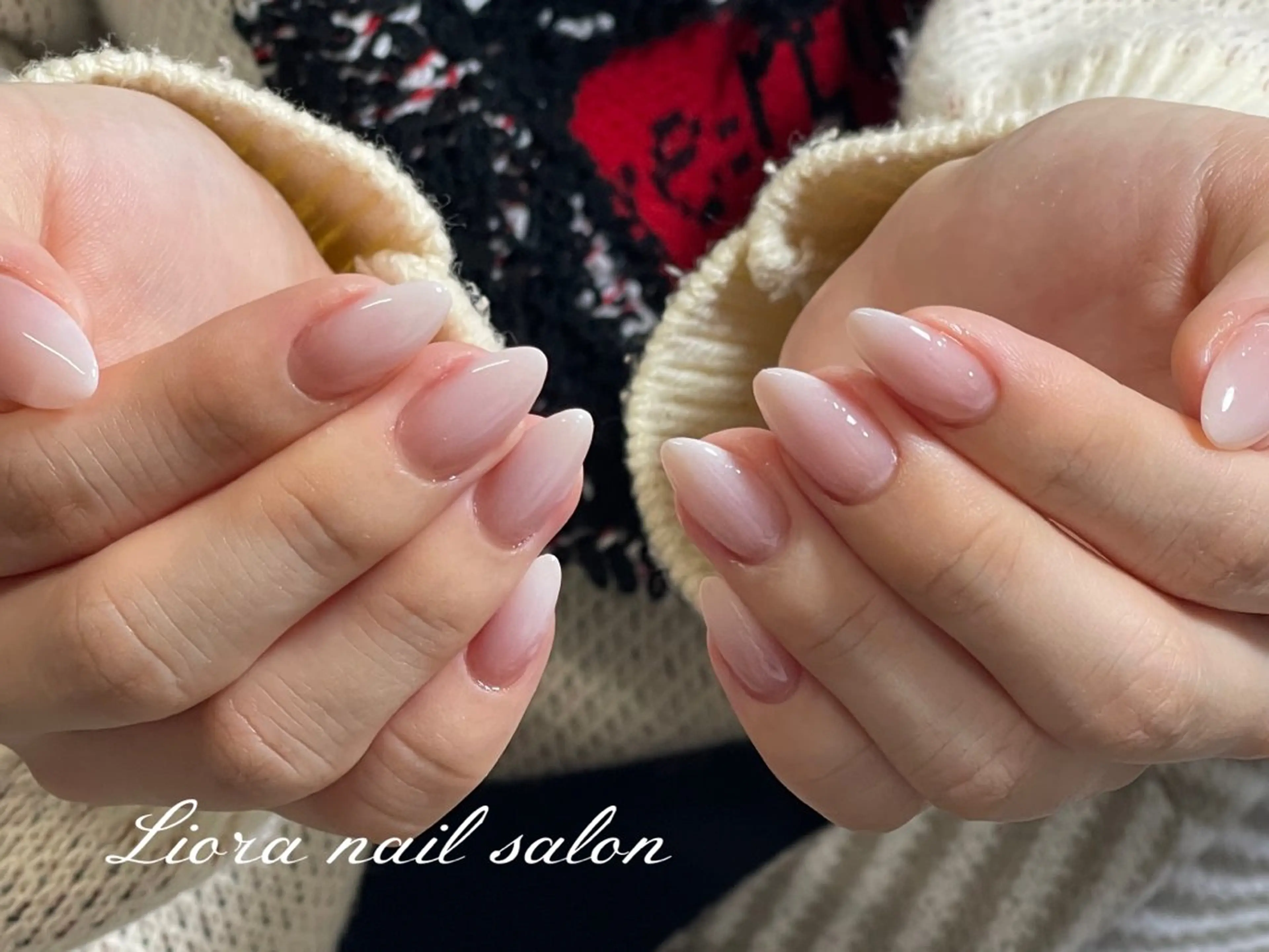 ネイル チークネイル フットネイル フレンチネイル ジェルネイル ガーリー ハンドネイル Liora nail 1のネイルデザイン