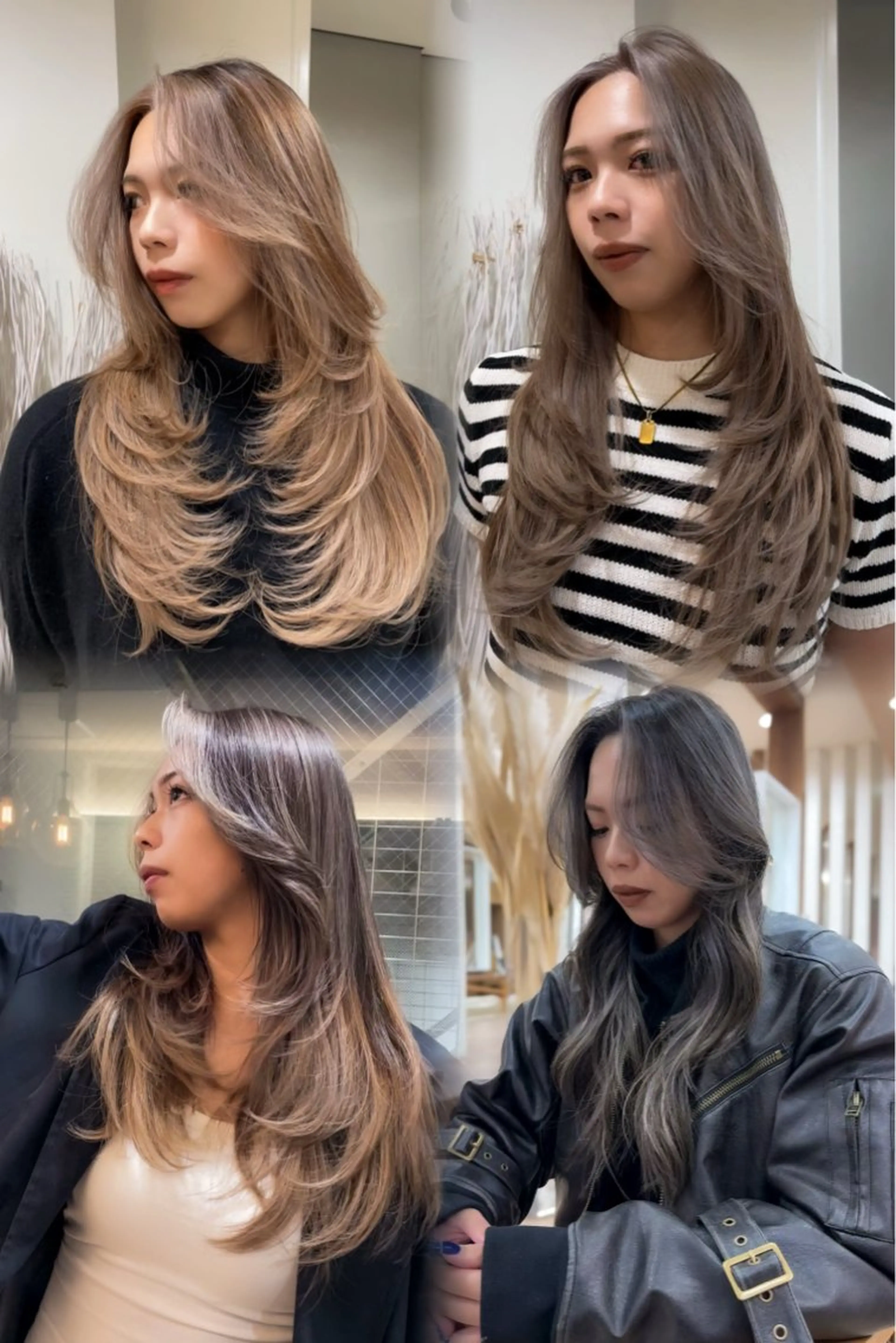 ロング カラー 外国人風カラー ヘアカラー SHOJI LISAのヘアスタイル