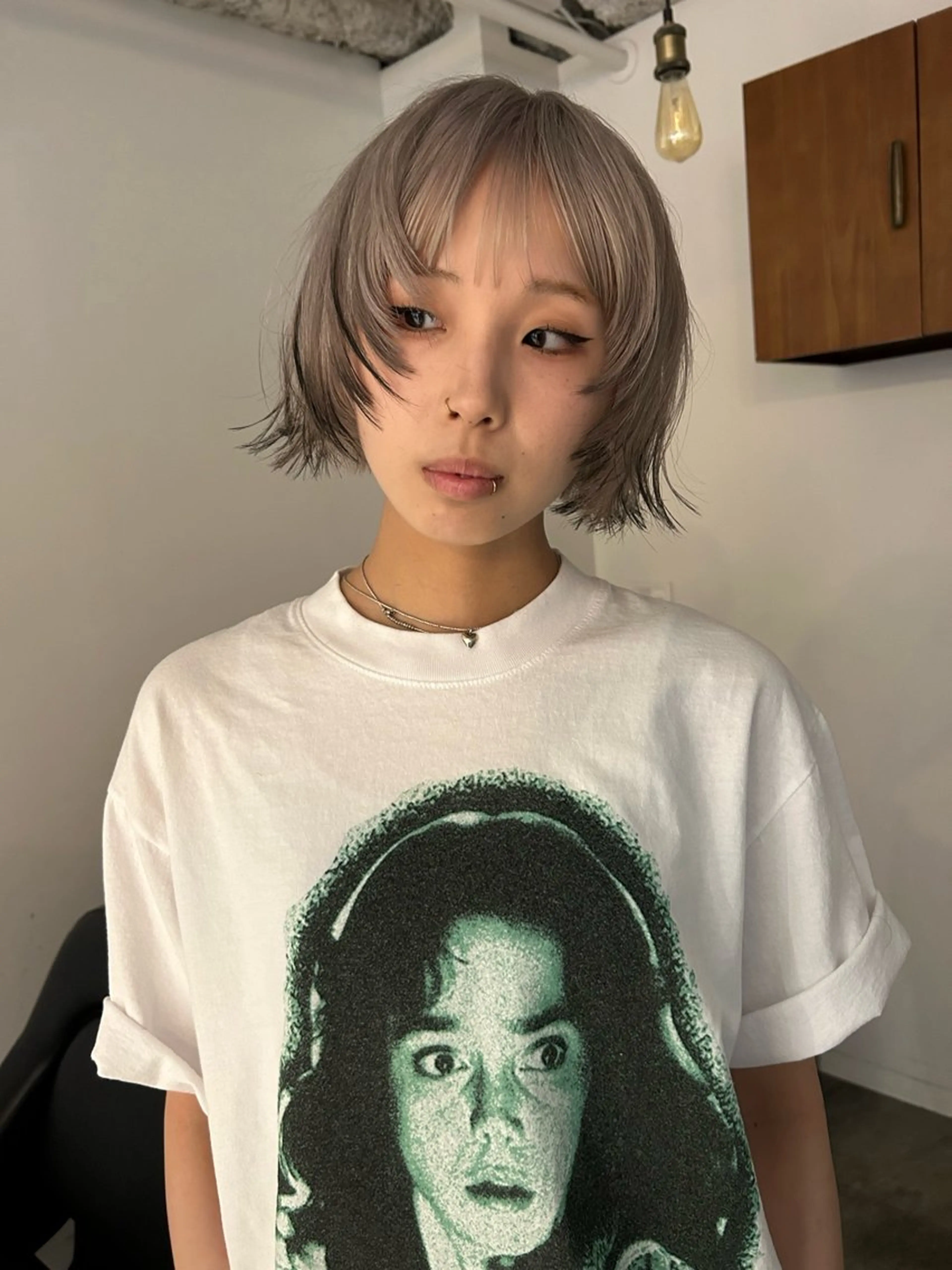 【ミニモ学割平日限定】カット+ブリーチカラー+トリートメントの写真