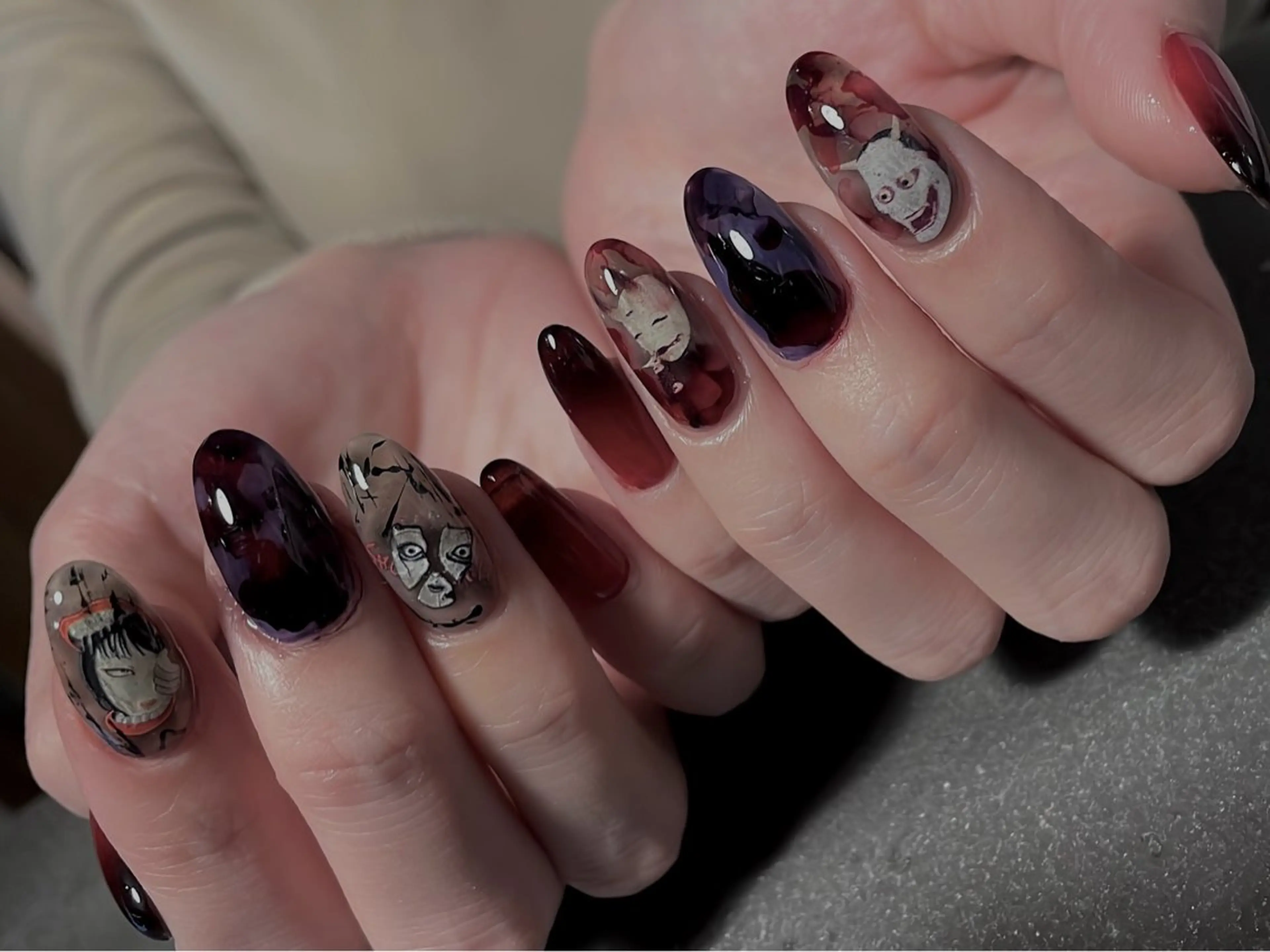 ネイル Spiky とうげ ふうかのネイルデザイン