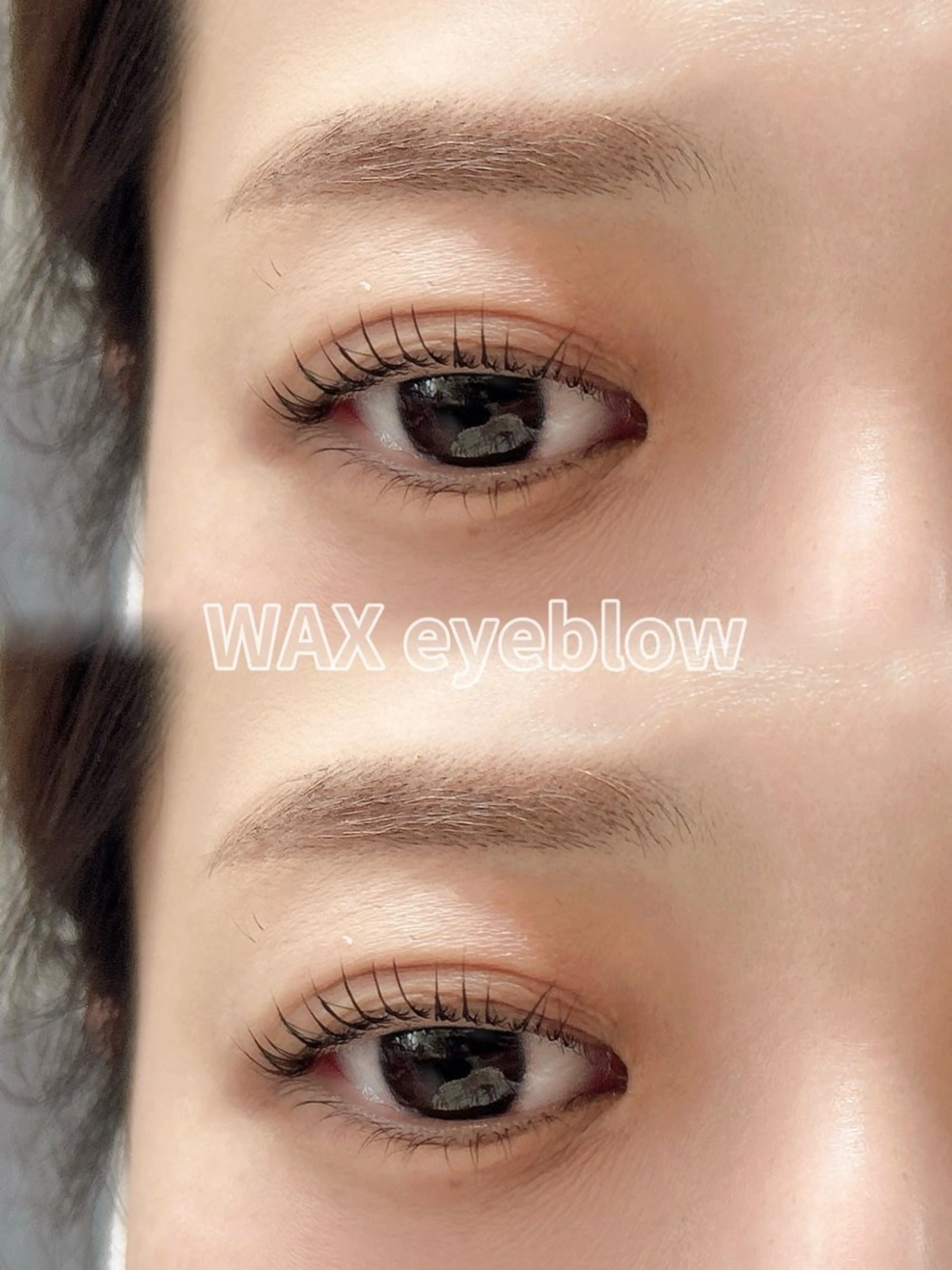 アイブロウ (ワックス脱毛 , 眉カット)の写真