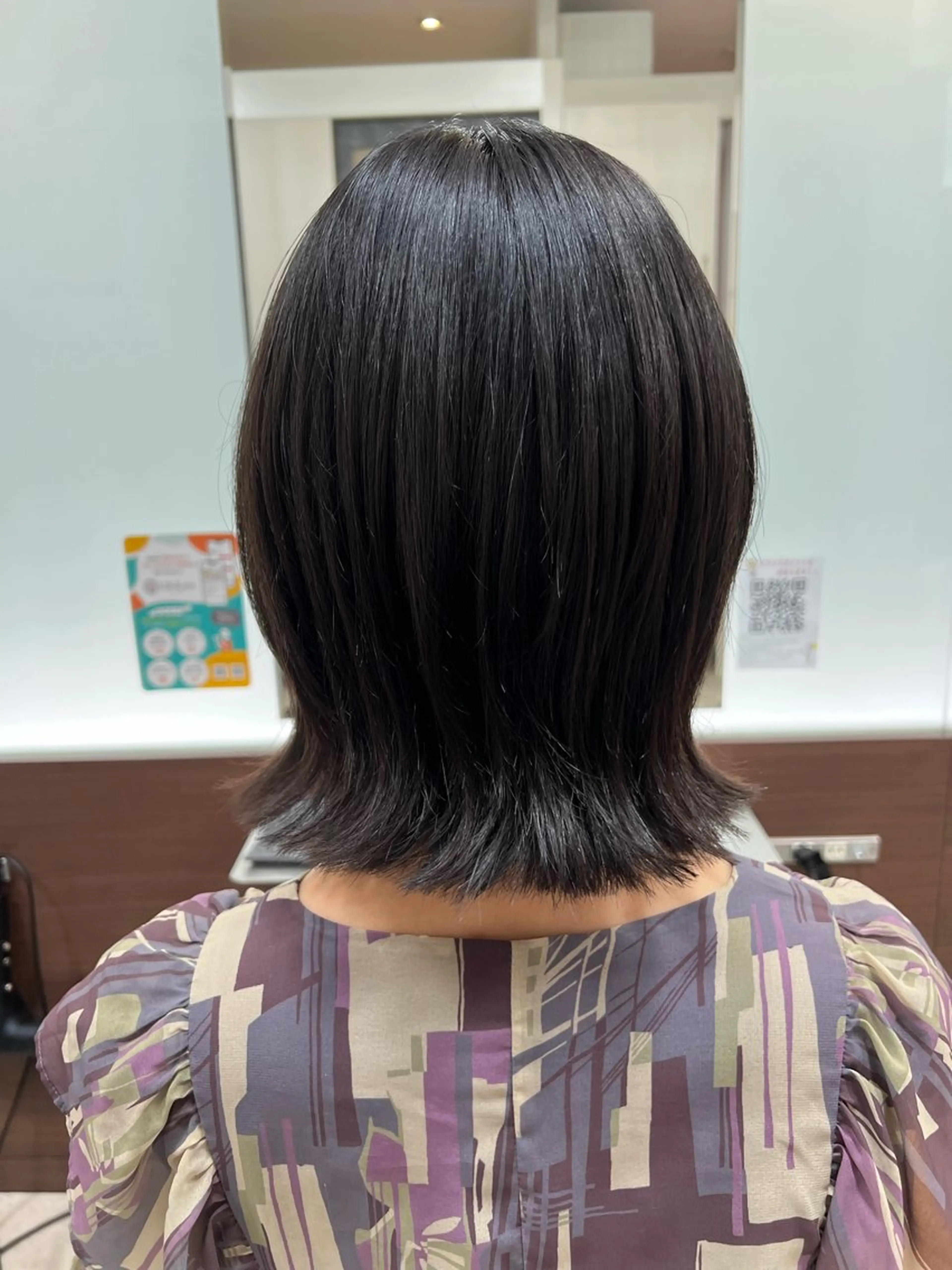 セミロング Hair Make NEWYORK　稲荷町店所属・南部萌🍀縮毛矯正 ツヤ髪ストレートのヘアスタイル