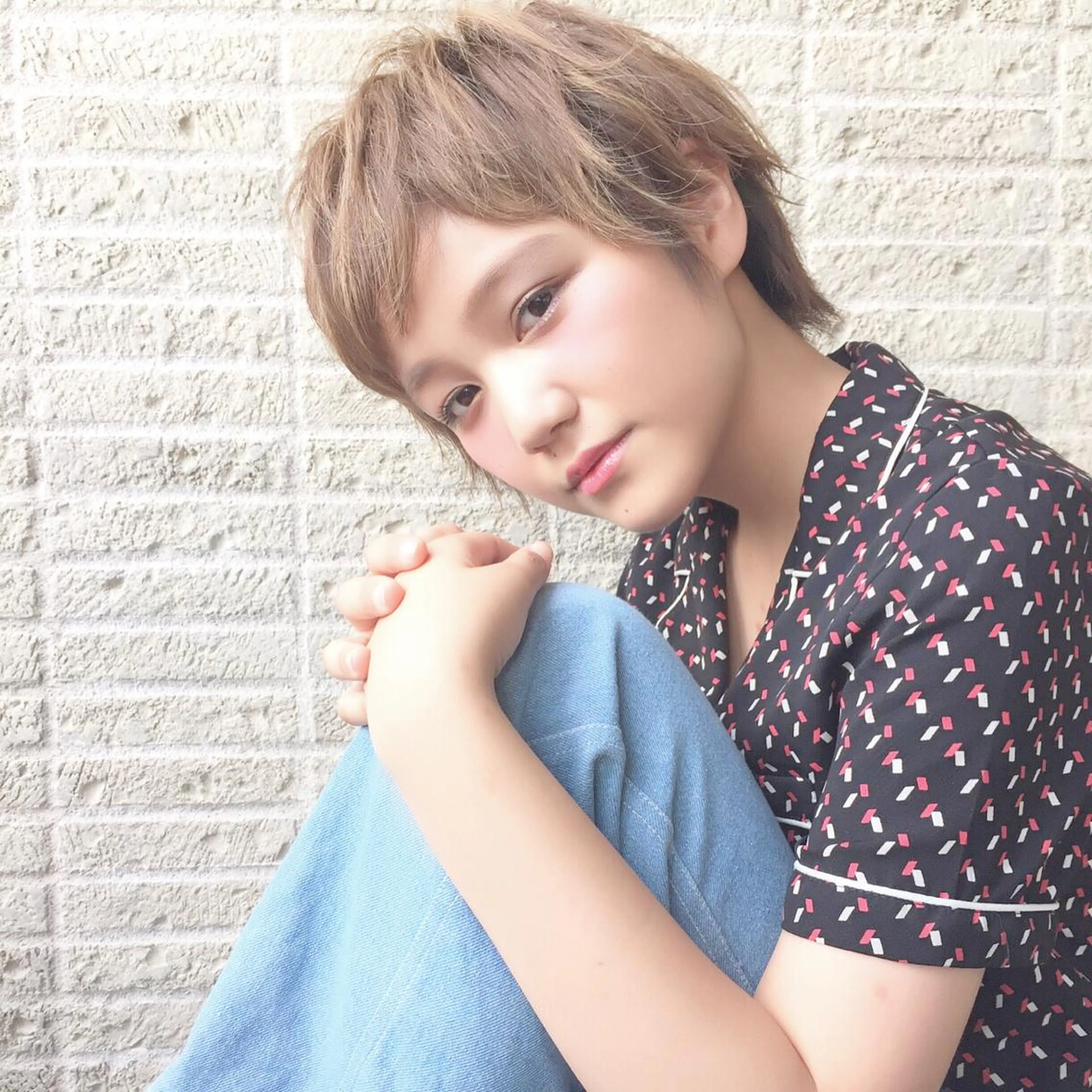 ショート ショートヘア 齋藤 咲のヘアスタイル