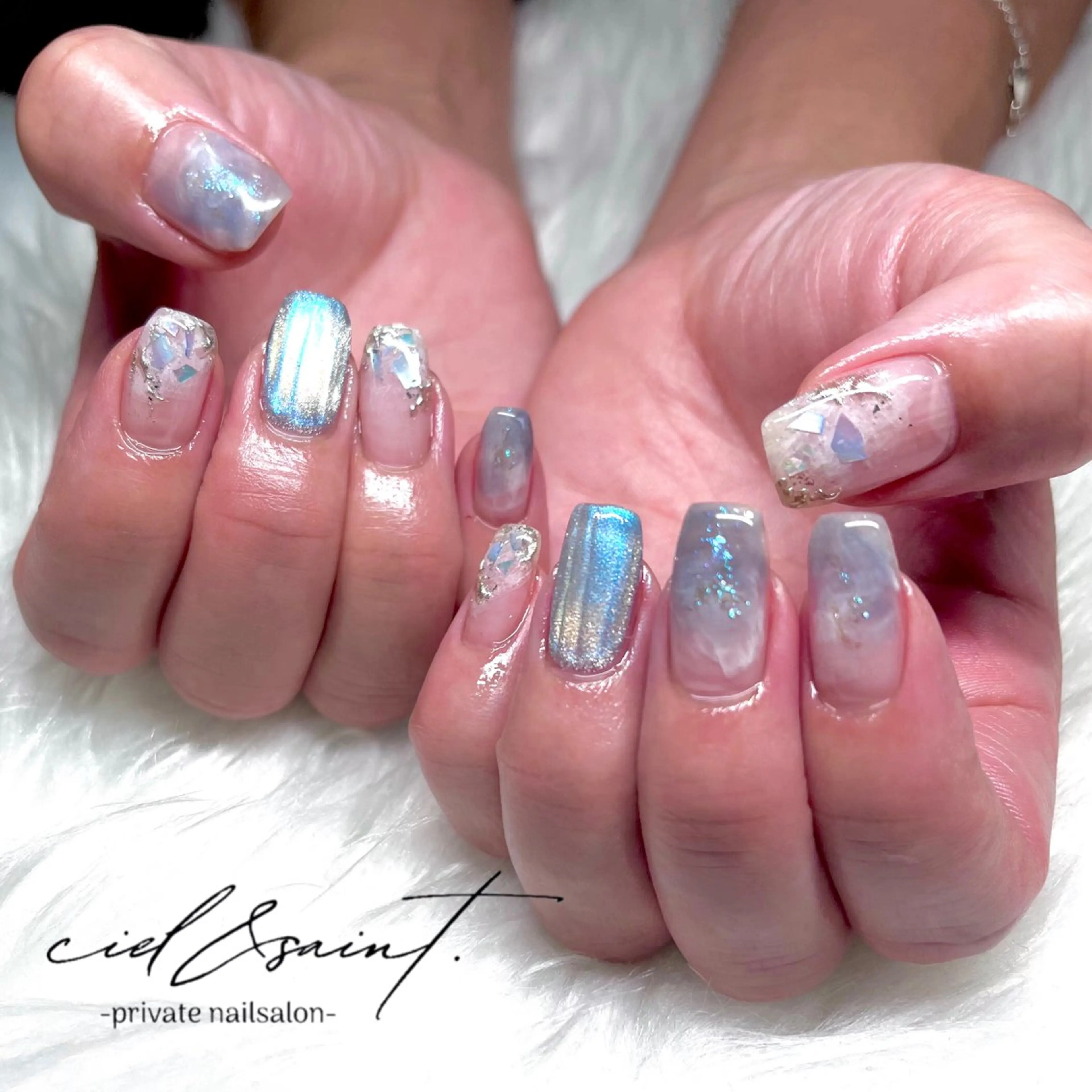 ネイル ハンドネイル nail salon ciel&saintのネイルデザイン
