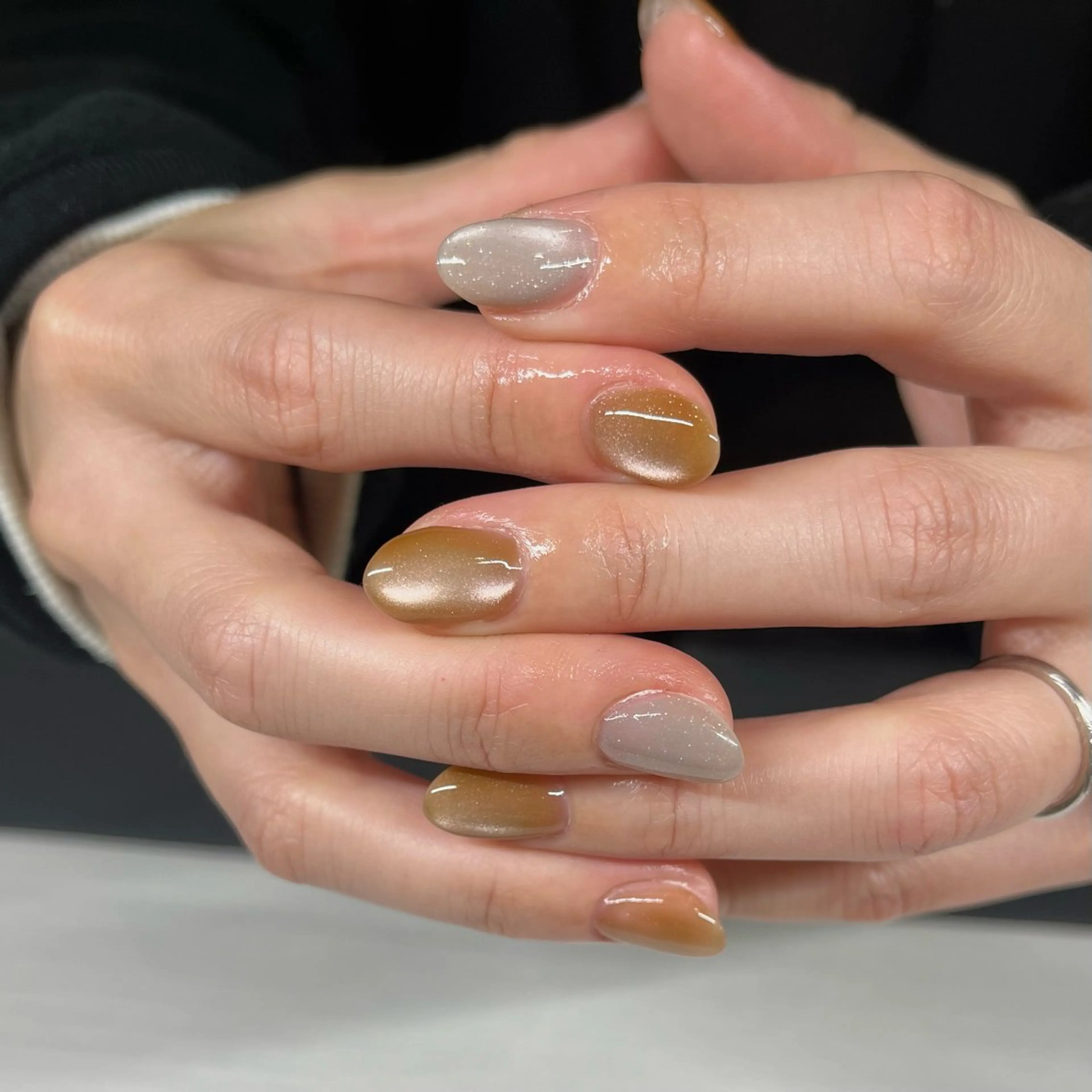 ネイル マグネットネイル ハンドネイル filonnail rikaのネイルデザイン