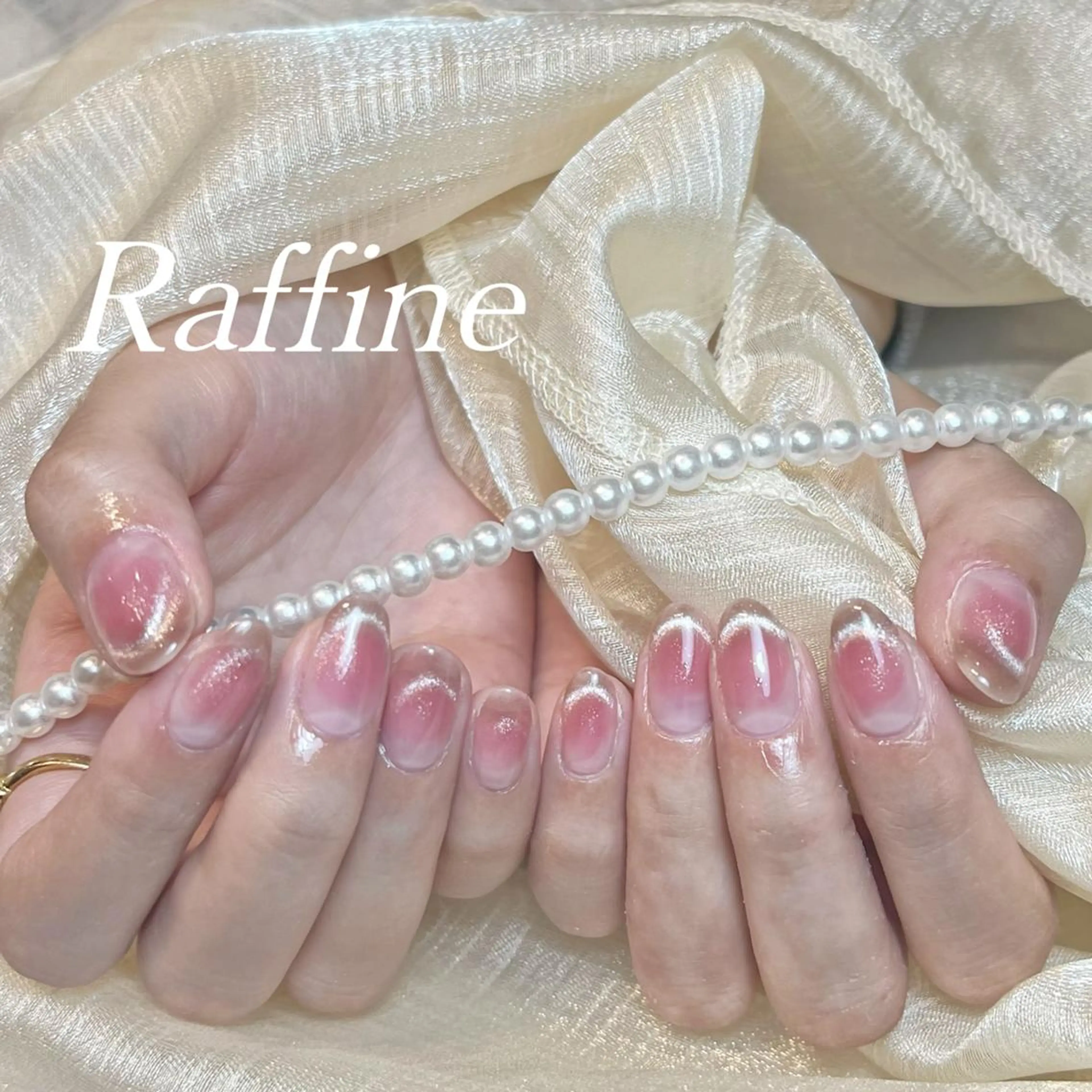 ネイル RAFFINE haru🦋🩵のネイルデザイン
